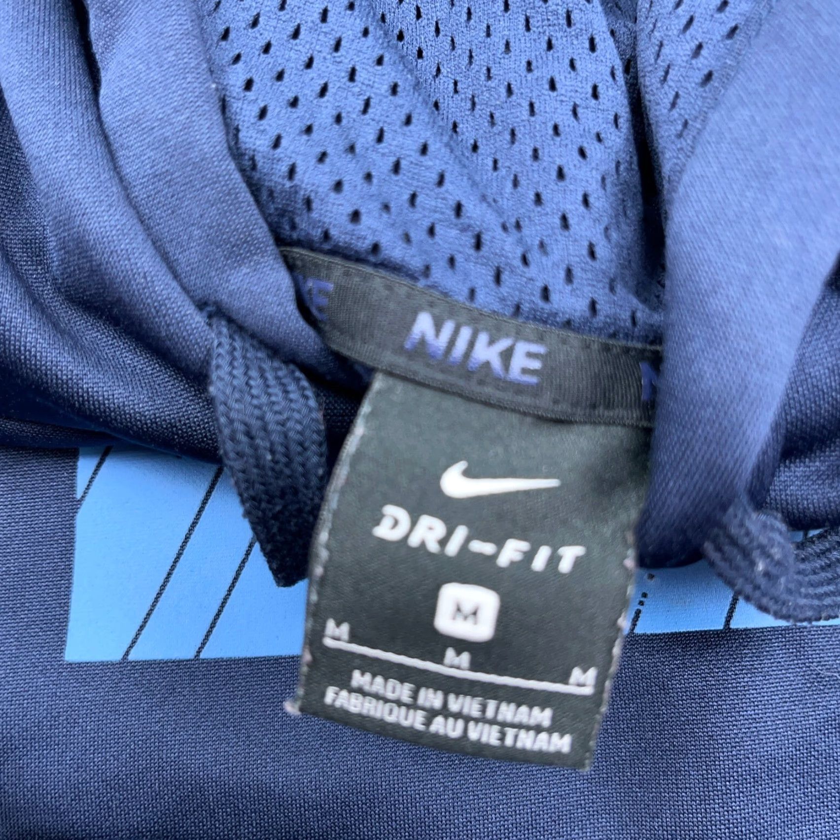 Nike Nike Hoodie Men M Blue Dri Fit Sweatshirt Pullover Full Zip Graphic Print Logo 90s Sports Style Mens Size US M / EU 48-50 / 2 - 5 Thumbnail