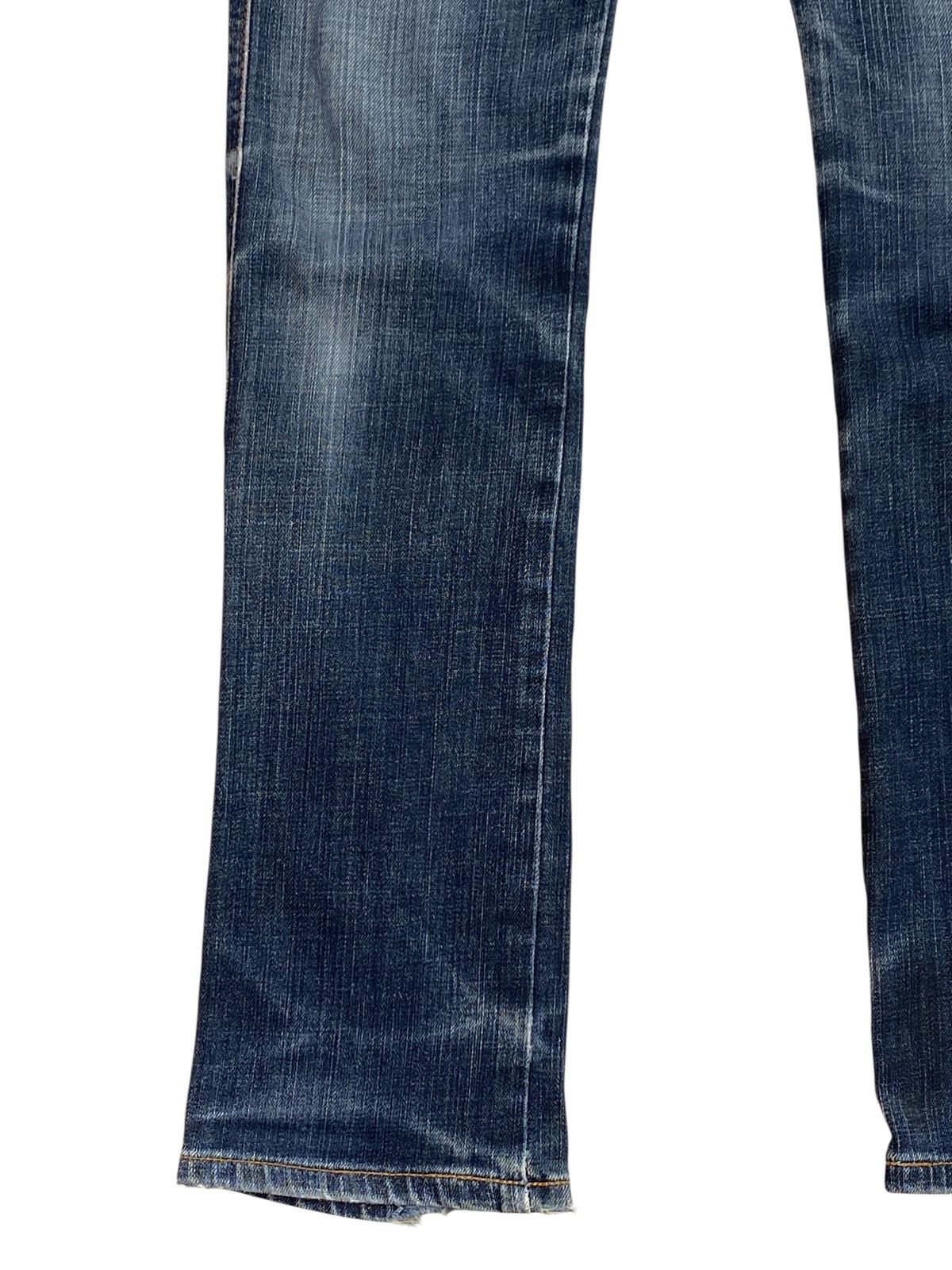 Edwin Edwin Whiskers Faded Wash Style Loose Jeans Size US 30 / EU 46 - 7 Thumbnail