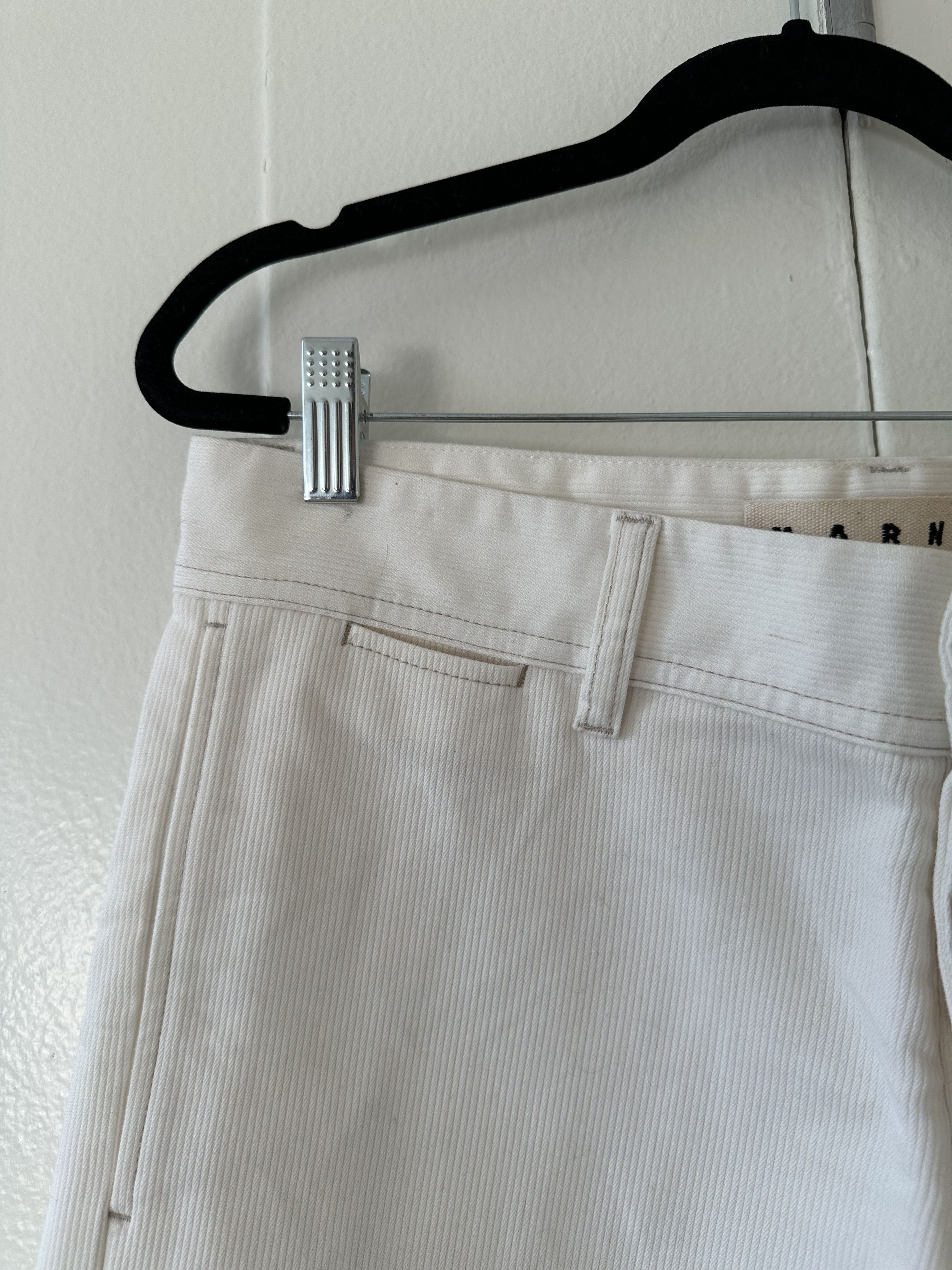 Marni Marni Wide Leg Contrast Stitch Trousers Size US 32 / EU 48 - 3 Thumbnail