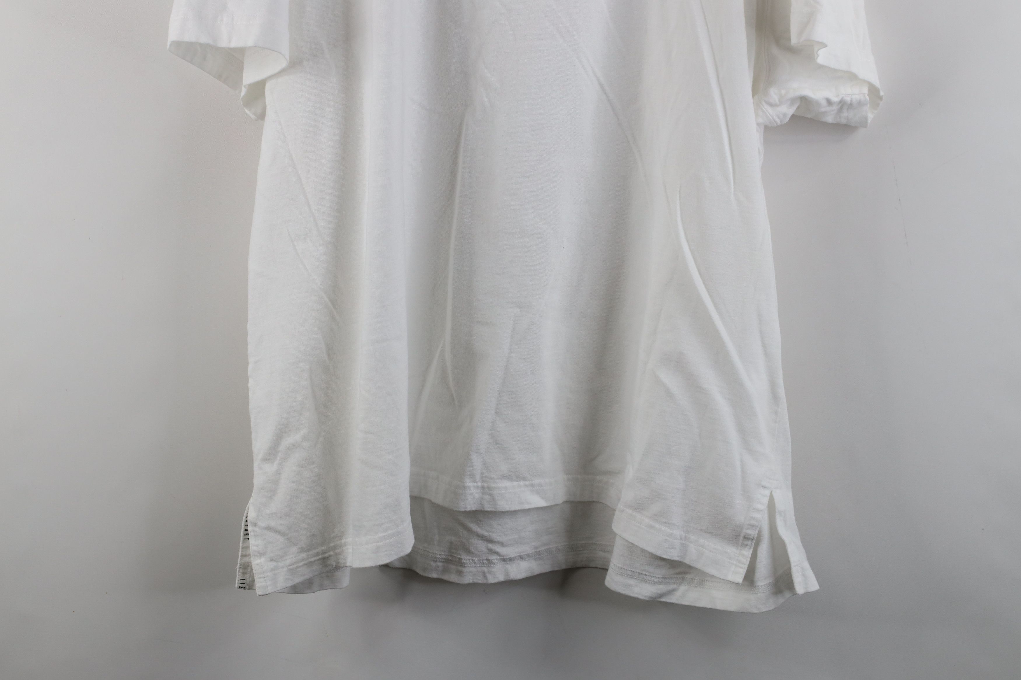 Vintage Vintage 90s Streetwear Cotton Short Sleeve T-Shirt White Size 3XL / US 20-22 - 10 Thumbnail