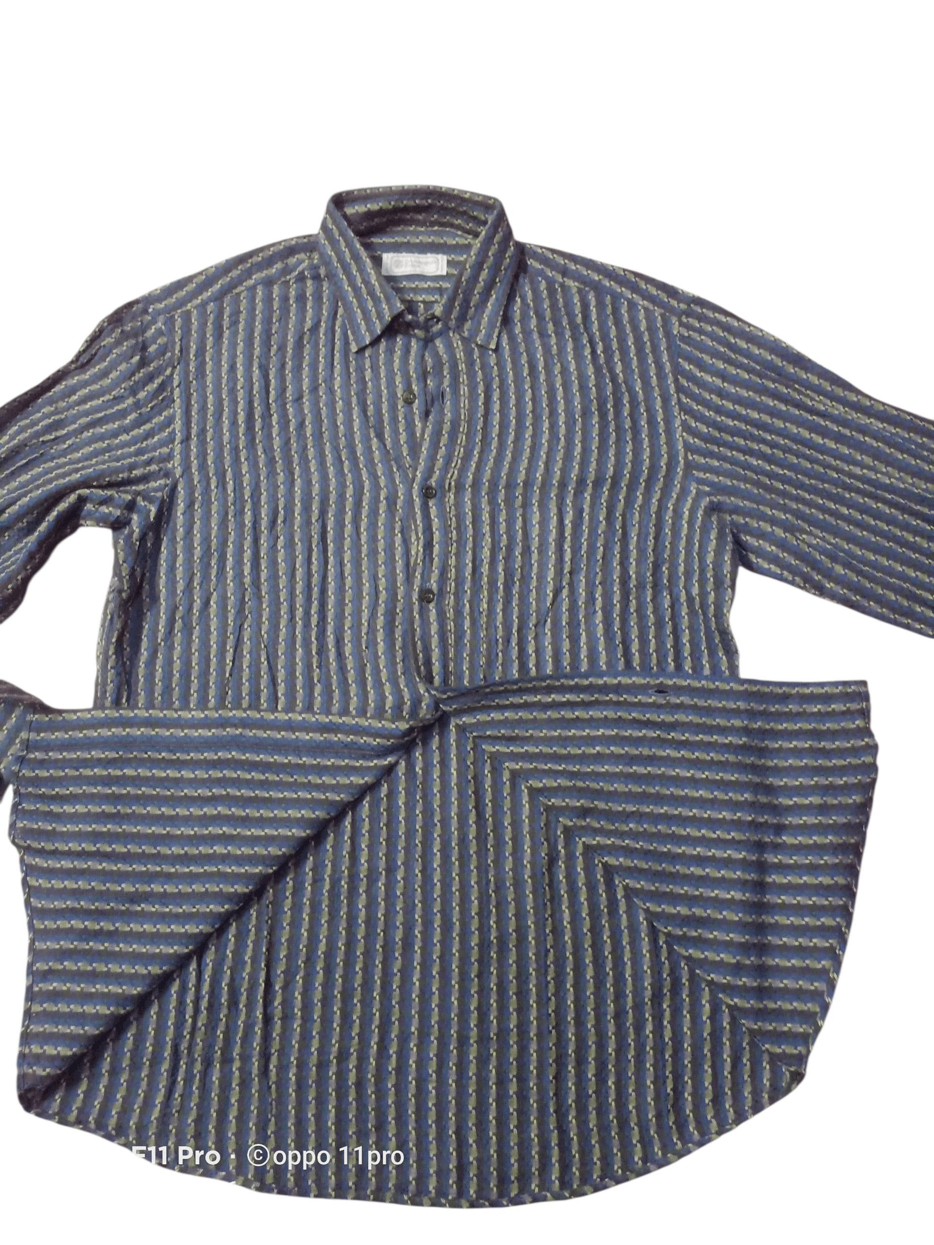 Ermenegildo Zegna 💥Vintage Ermenegildo Zegna Men Button Up 💥 Size US L / EU 52-54 / 3 - 10 Thumbnail