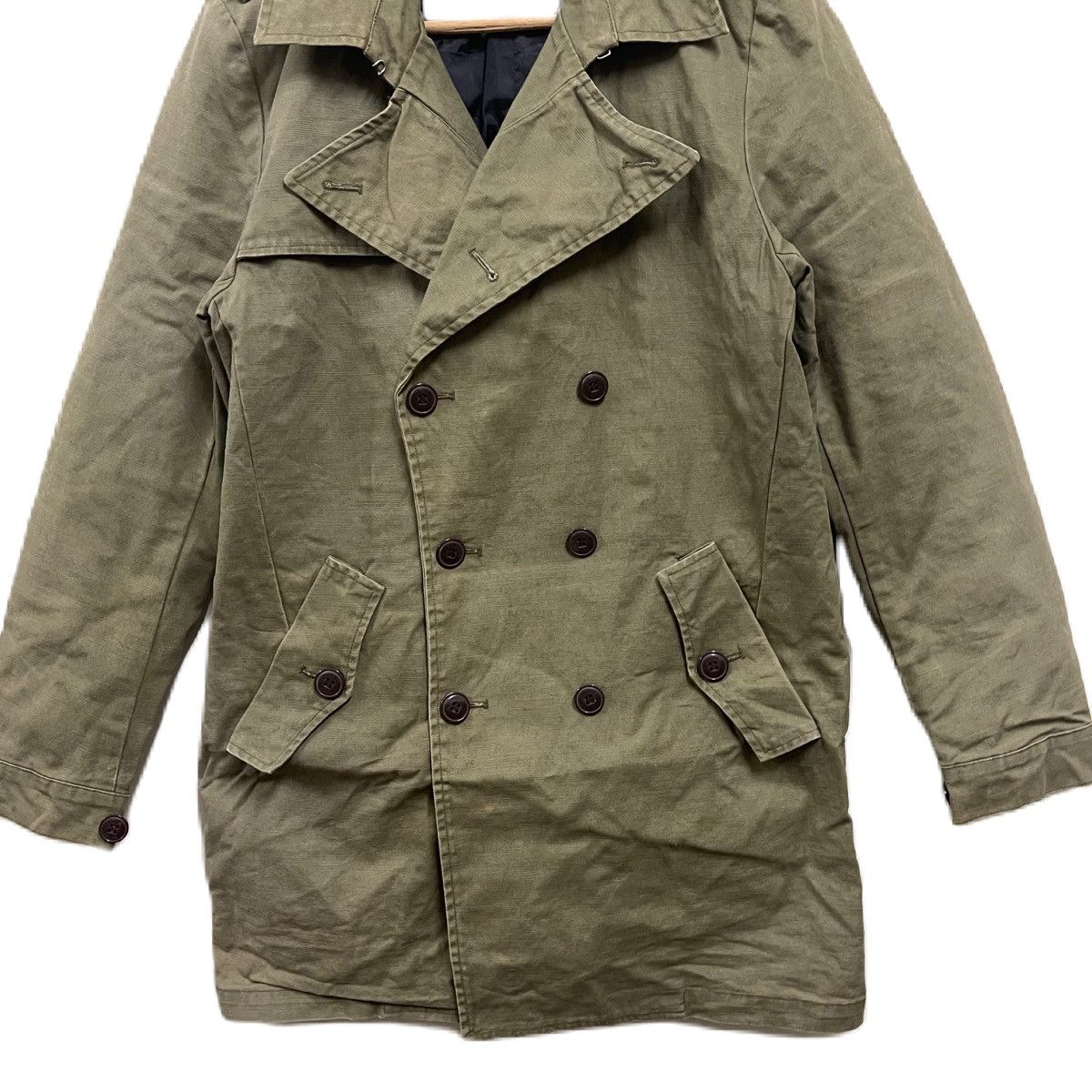 If Six Was Nine HVC international army design khaki trenchcoat Size US M / EU 48-50 / 2 - 5 Thumbnail