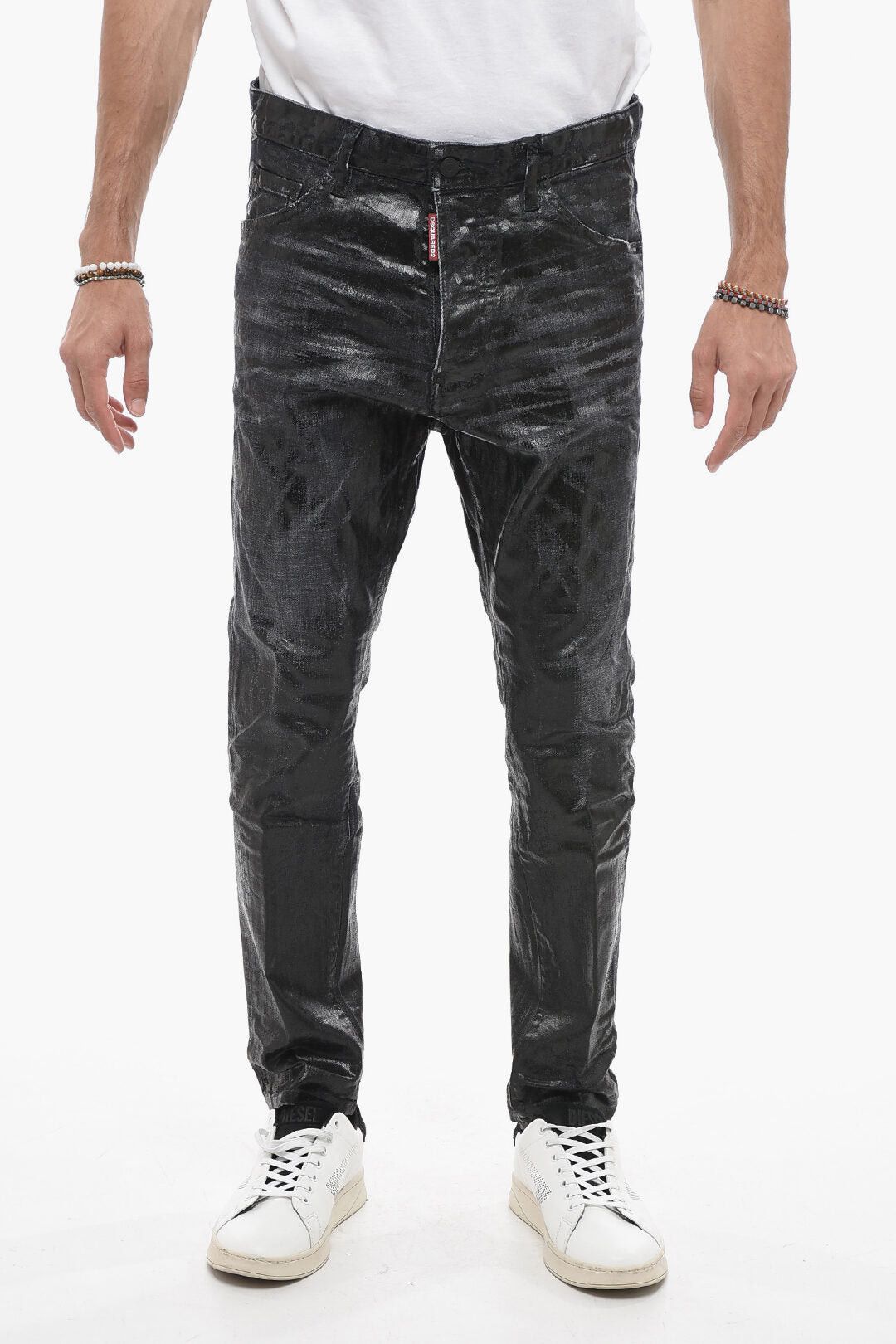 Dsquared2 Relaxed Low-Rise Jeans with Distressed Detail Size US 31 - 1 Thumbnail