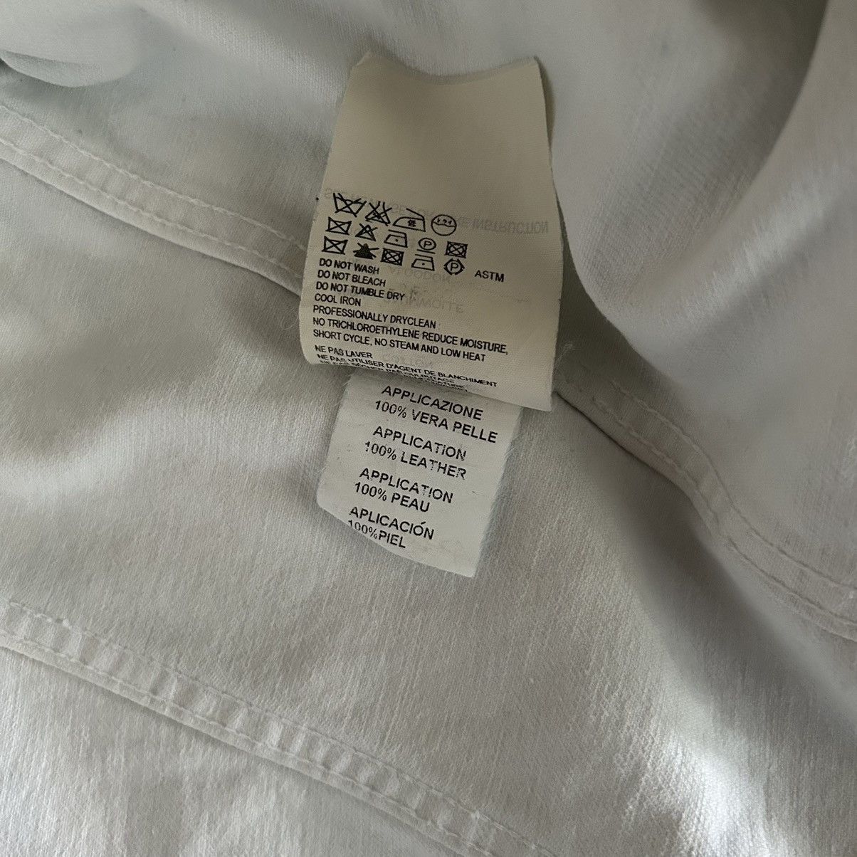 Helmut Lang Helmut Lang SS03 Leather Sleeve Denim Jacket Size US L / EU 52-54 / 3 - 5 Thumbnail
