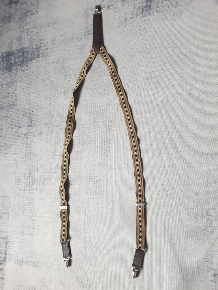 Takeo Kikuchi 💥Kikuchi brass Japanese brand suspender Size ONE SIZE - 1 Thumbnail