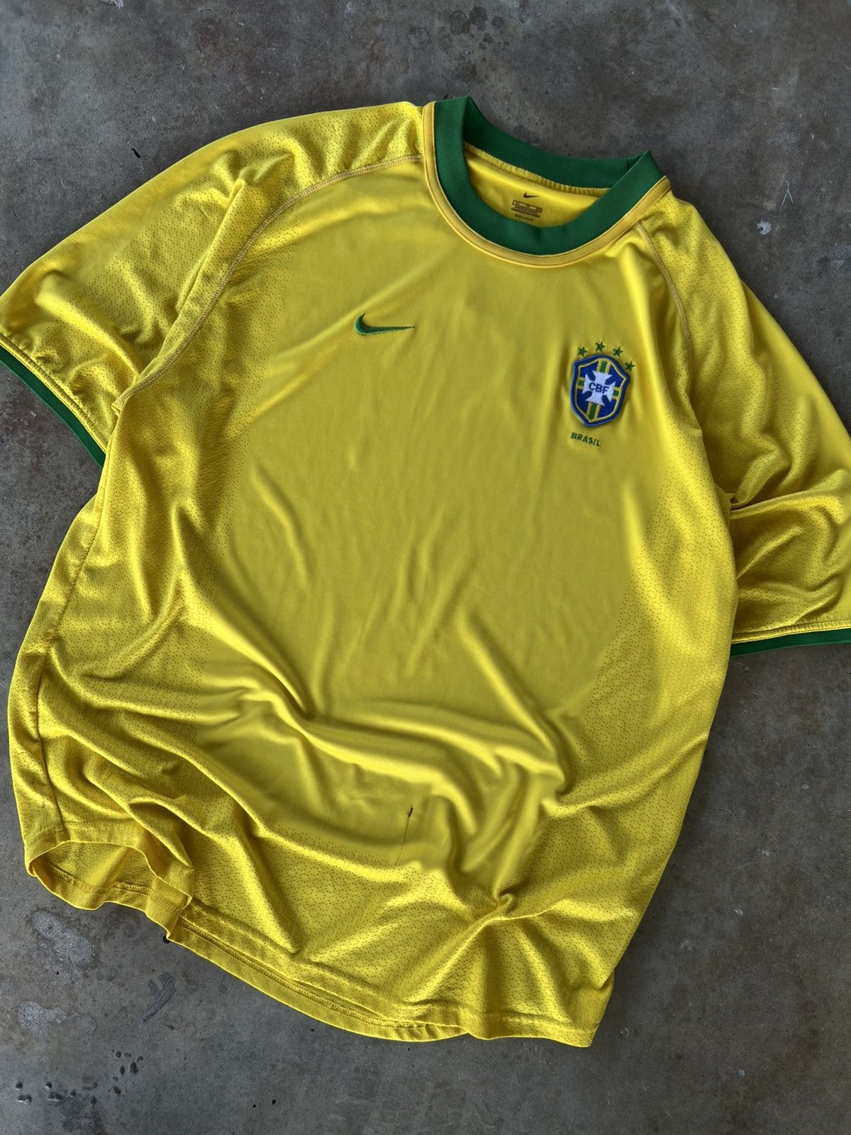 Nike Vintage Nike Brazil 🇧🇷 National Soccer Futbol Jersey Kit Size US XL / EU 56 / 4 - 1 Thumbnail
