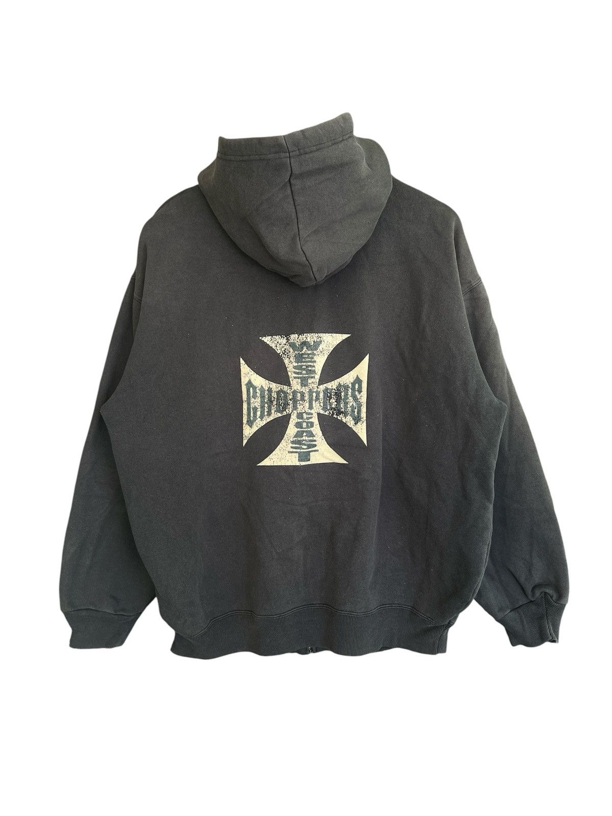 vintage Y2K discuss athletic west coast chopper zipup hoodie