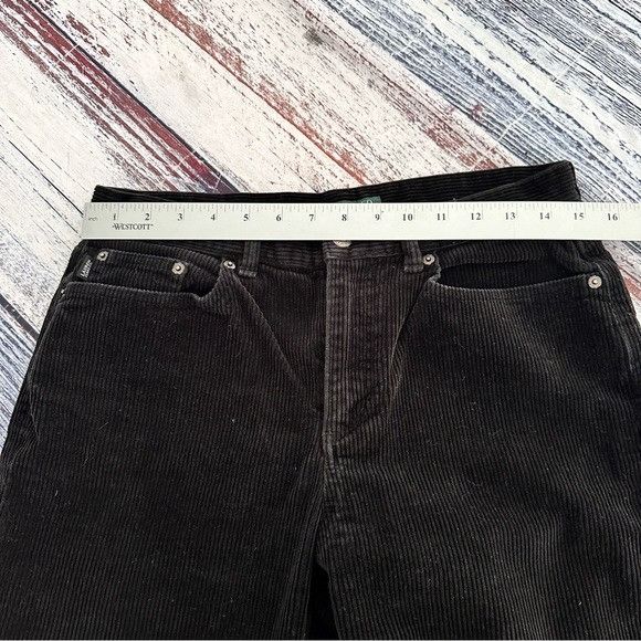 Lauren Ralph Lauren Vintage Lauren Ralph Lauren Black Corduroy Straight Leg Pant Size 30" / US 8 / IT 44 - 7 Thumbnail