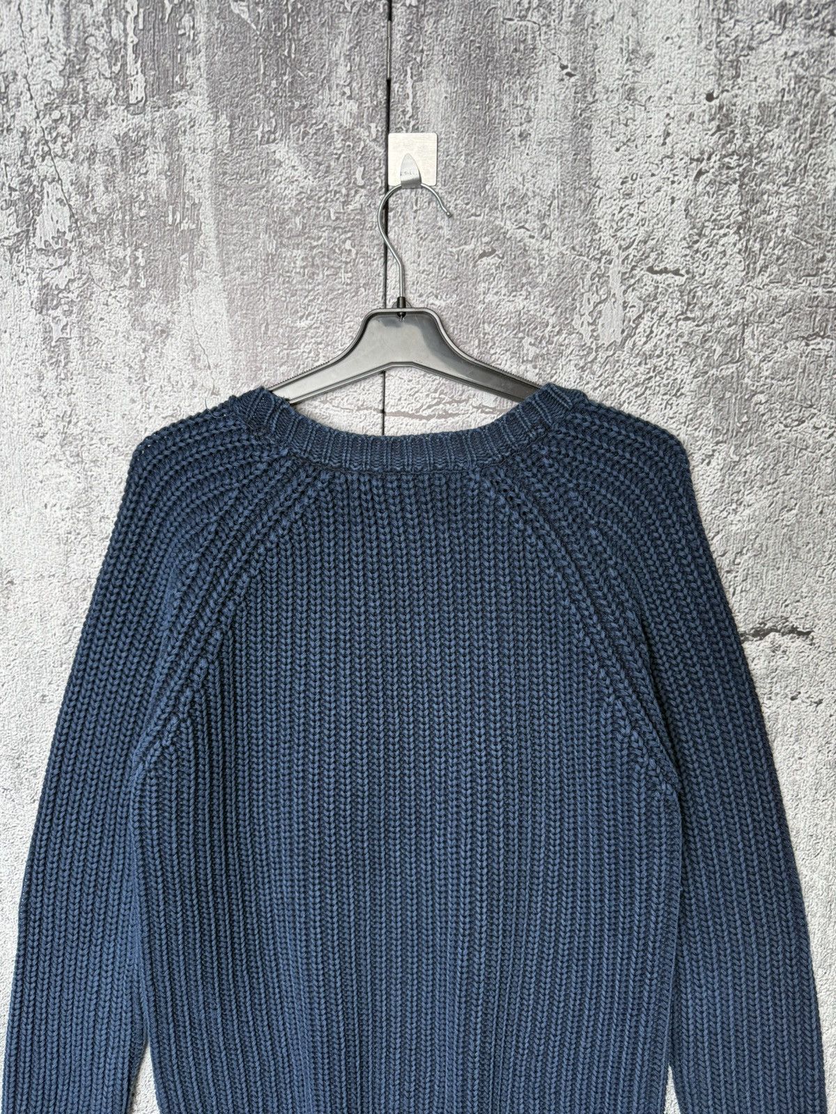 Our Legacy Our Legacy AW 15 Indigo Dyed Men Knitted Heavyweight Sweater Size US M / EU 48-50 / 2 - 7 Thumbnail
