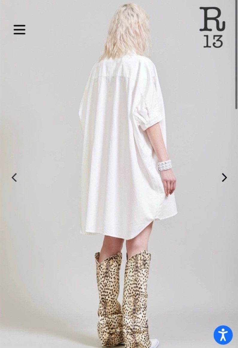 R13 Boxy button up dress size XS Size XS / US 0-2 / IT 36-38 - 4 Thumbnail
