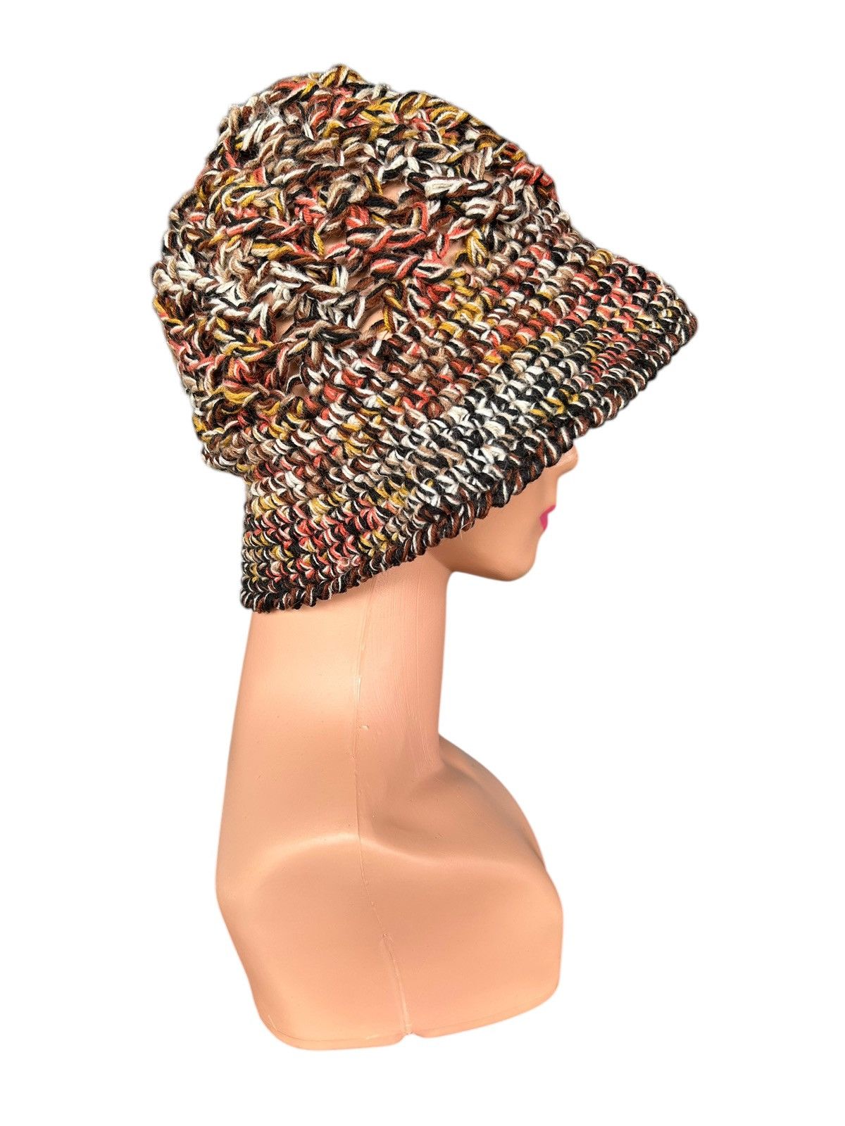 Japanese Brand × Kapital × Vintage Crochet Knitted handmade Hats Size ONE SIZE - 3 Thumbnail