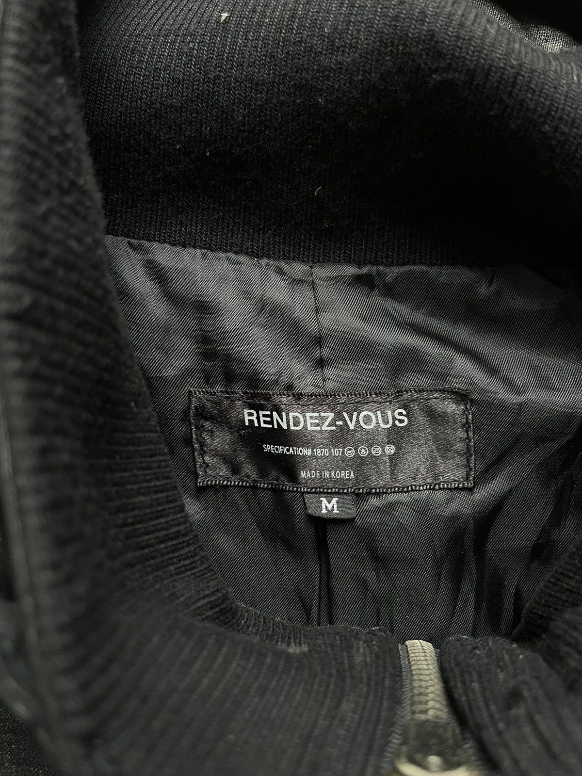 BUFFALO BOBS 2000s Rendez-Vouz waxed black vkei bono jacket Size US M / EU 48-50 / 2 - 6 Thumbnail