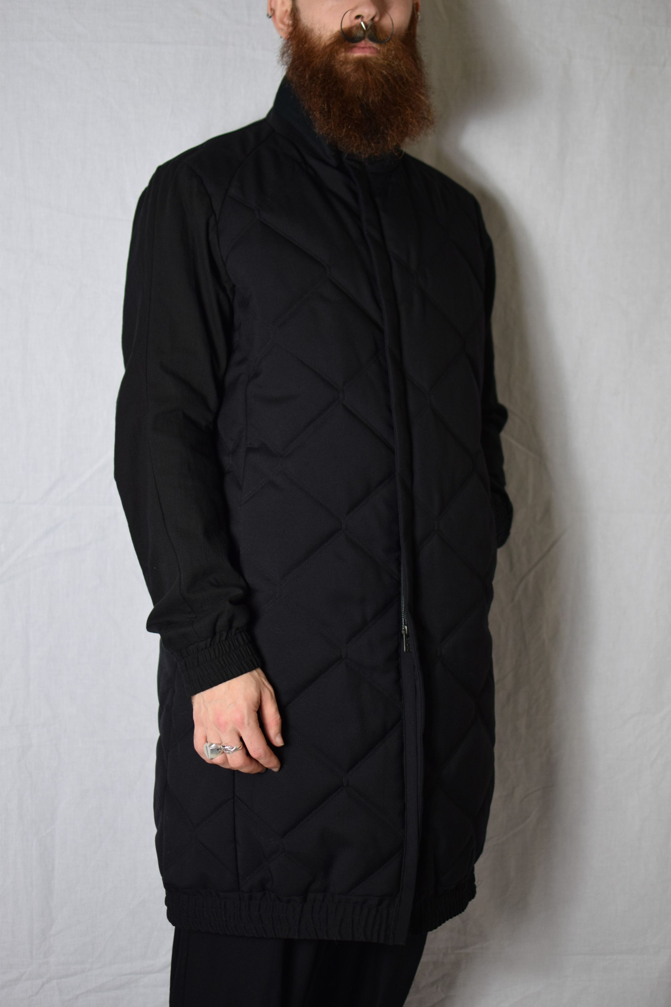 Devoa Devoa AW24 Quilted Wool Coat - CTE-YWGL Size US L / EU 52-54 / 3 - 6 Thumbnail