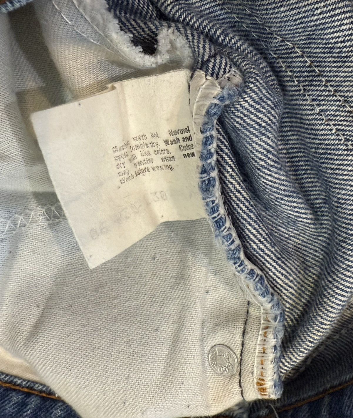 Levi's Vintage 80’s Levi’s 505 Orange Tab Denim Jeans Pants 33 X 26 Size US 33 - 7 Thumbnail