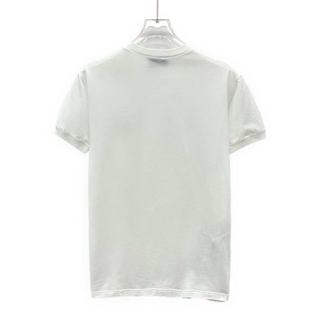 Prada Prada White Logo Emblem Short Sleeve T-shirt K26WX Size S / US 4 / IT 40 - 2 Thumbnail