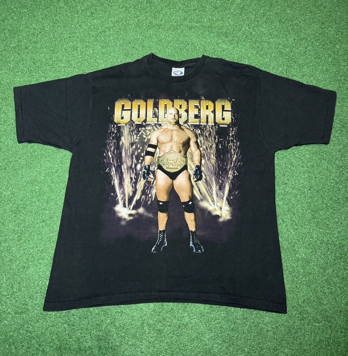 Liquid Blue Vintage 90s Liquid Blue Goldberg WCW WWF Wrestling T Shirt Size US XL / EU 56 / 4 - 1 Thumbnail