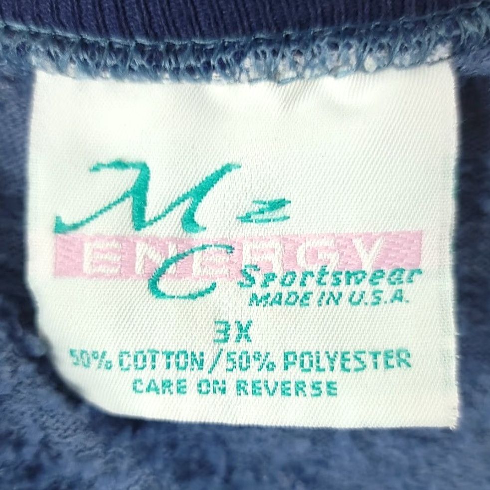 Vintage VINTAGE Unbearable Winter Sweatshirt Mens 3XL Blue Cotton Mix Embroidered 80s Christmas Teddy Bear Made In USA Winter Is Unbearable Mens 3XL Size US XXL / EU 58 / 5 - 6 Thumbnail