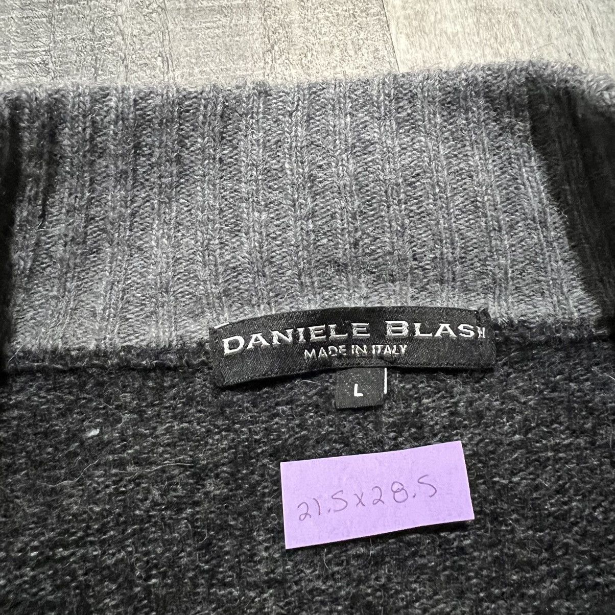 Daniele Blasi Daniele Blasi Wool Knit Cardigan Grey Preppy Button Sweater Size US L / EU 52-54 / 3 - 5 Thumbnail