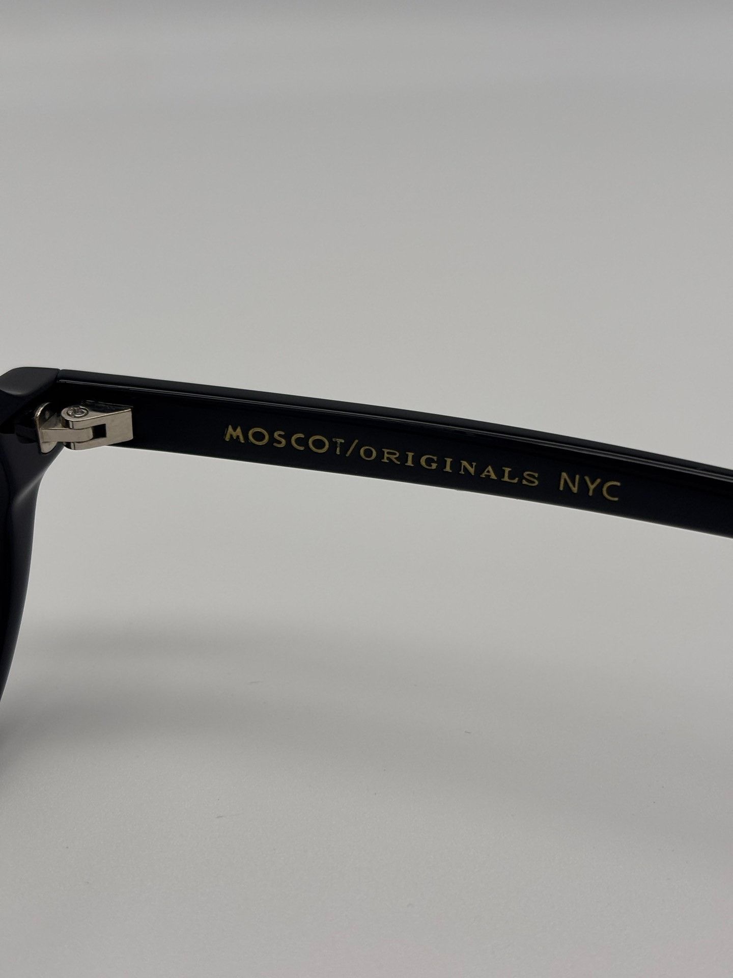 Moscot Zolman 42 Round Eyeglasses in Black, Men's — image 5 of 6