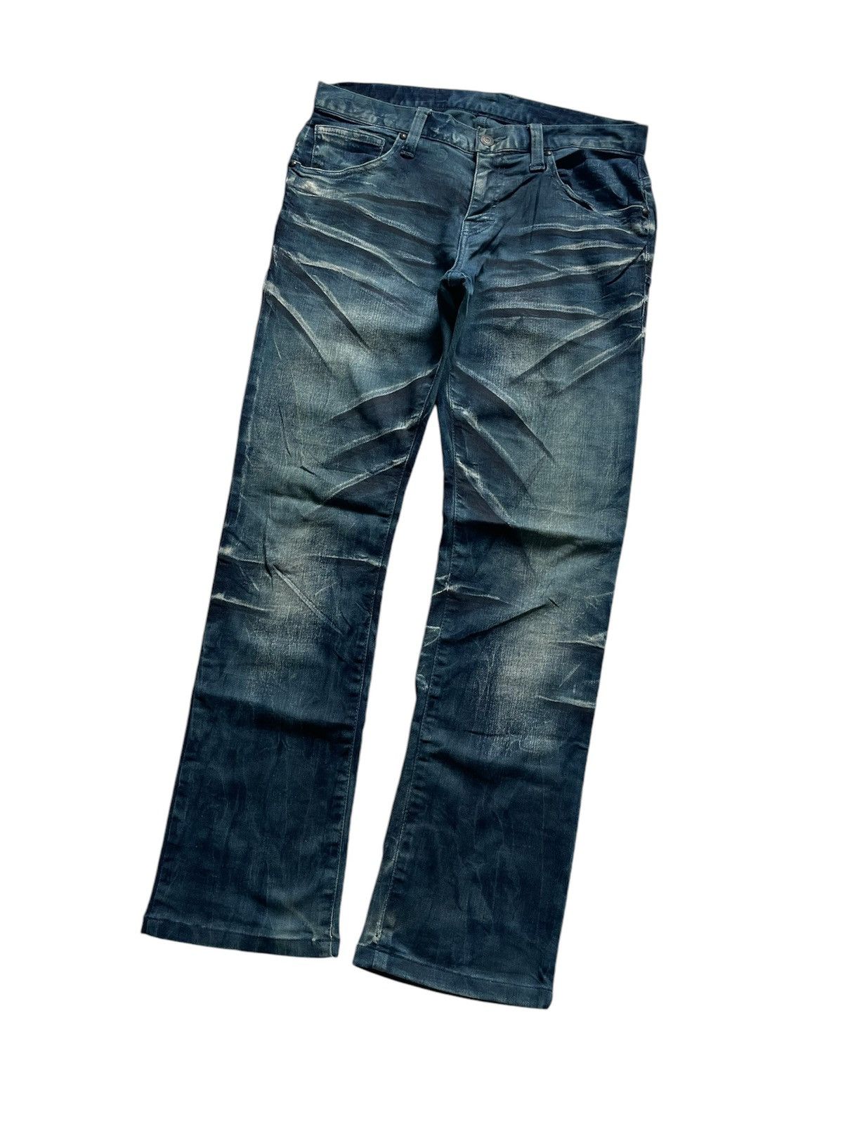 Tornado Mart Rare Vintage Tornado Mart Acid Washed Design Jeans Size US 31 - 1 Thumbnail