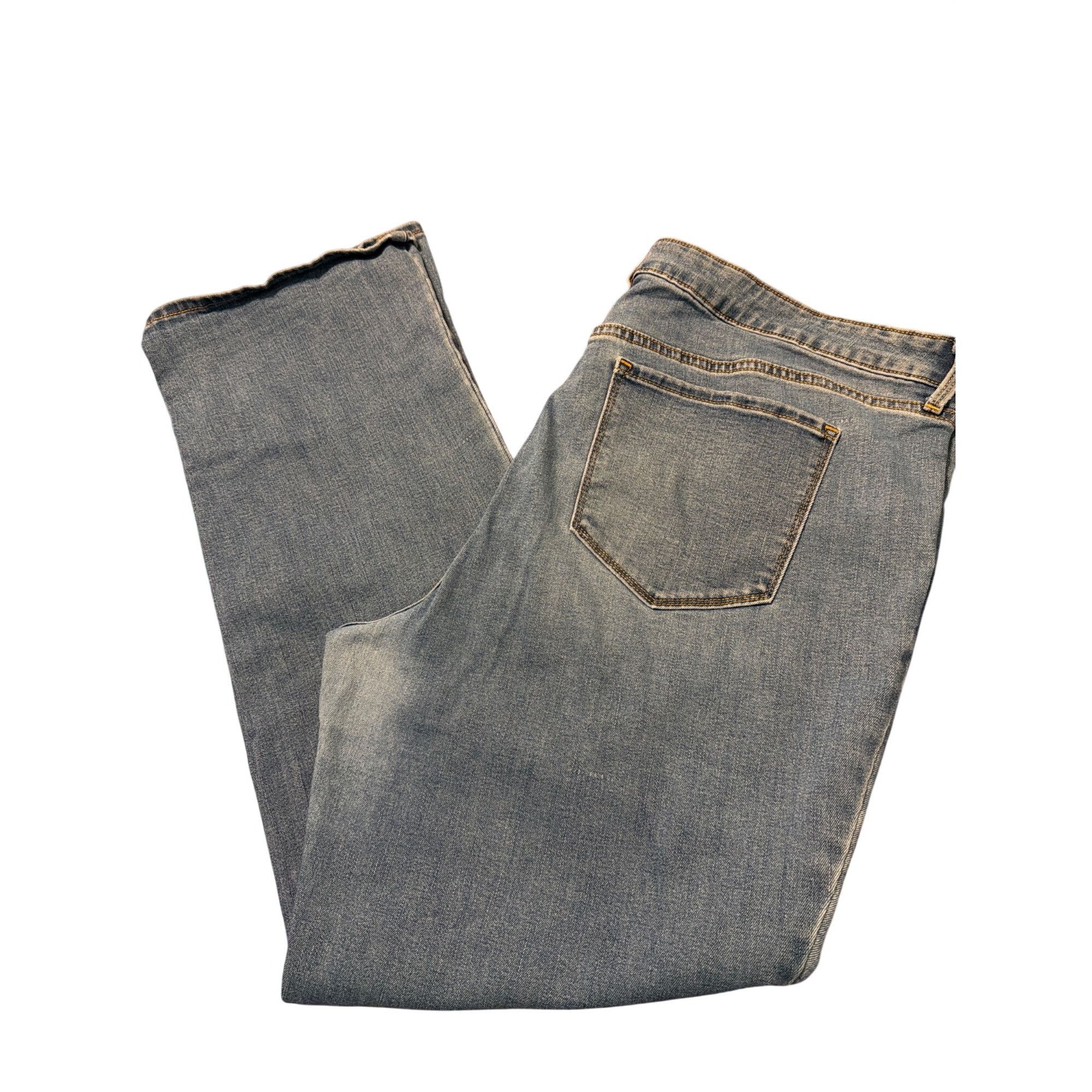 Old Navy Old Navy Kicker Boot Cut Mid Rise Blue Jeans Denim Cotton Bl Size 42" / US 20 - 3 Thumbnail