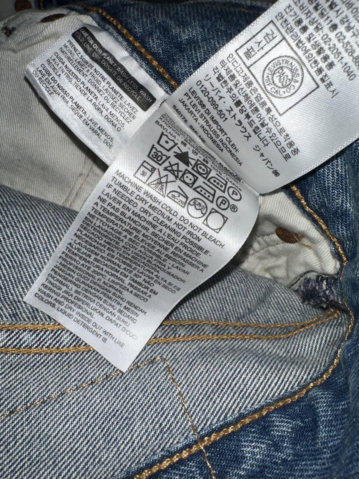 DENIM TEARS Denim Tears x CPFM 4th of July Denim Plant Jean Blue Size US 32 / EU 48 - 5 Thumbnail