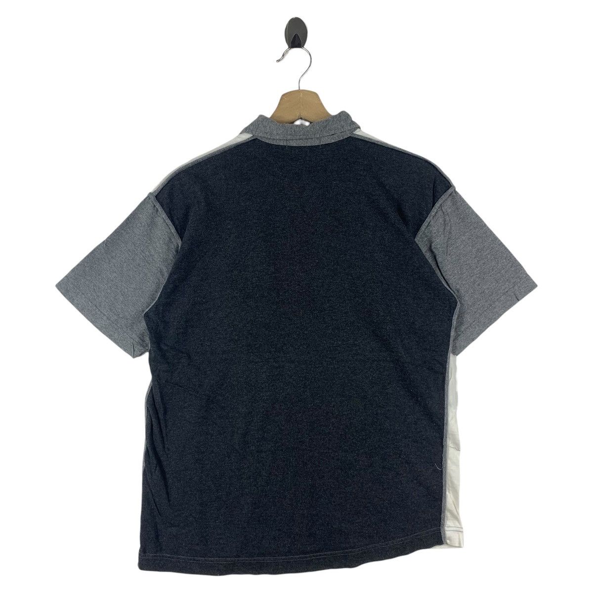 Comme des Garcons × Comme des Garcons Homme COMME des GARCONS Homme halfzipper AD 2004 polo tee Size US M / EU 48-50 / 2 - 4 Thumbnail