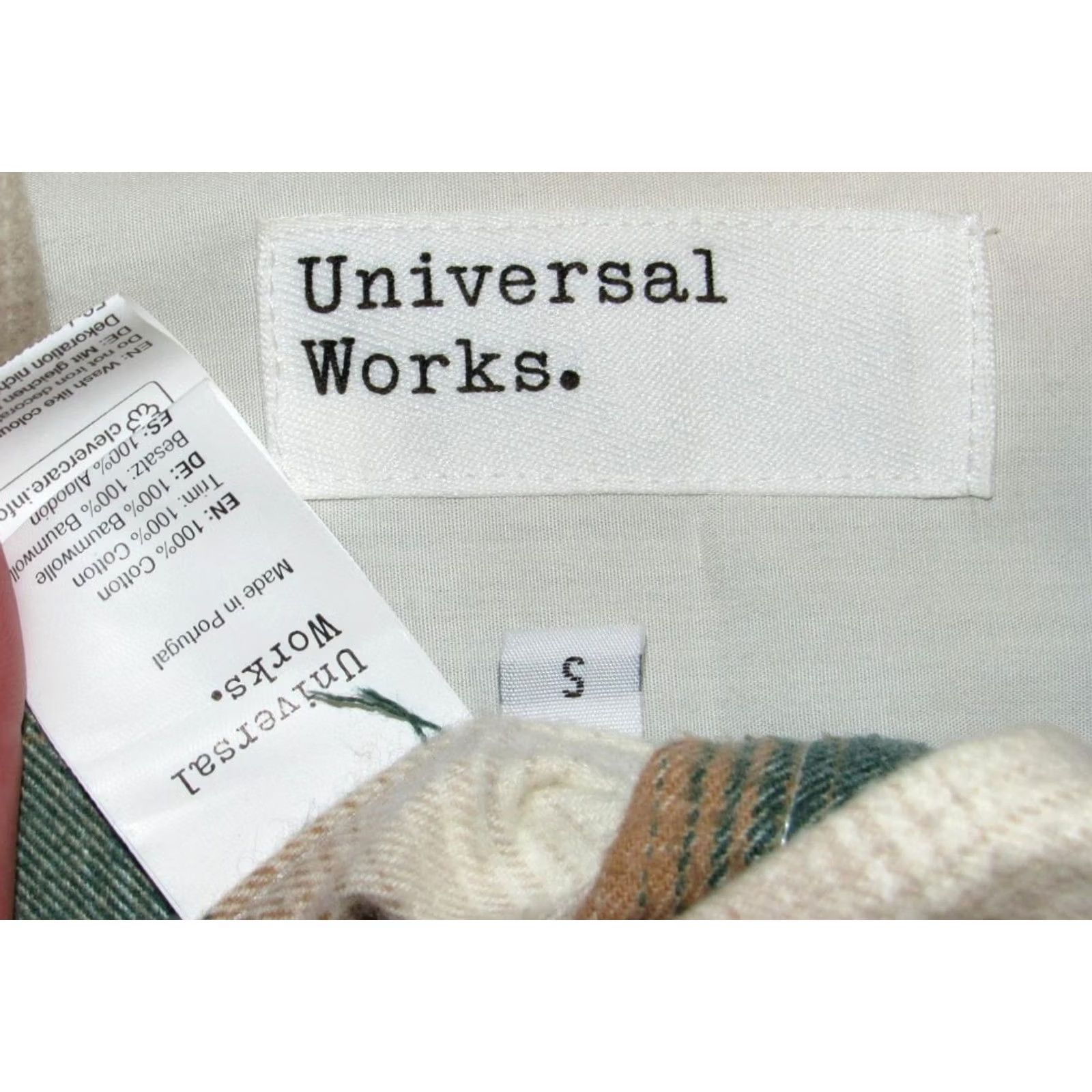 Universal Works VINTAGE UNIVERSAL WORKS Cotton Plaid Long Sleeve Shirt Jacket Small Size US S / EU 44-46 / 1 - 4 Thumbnail