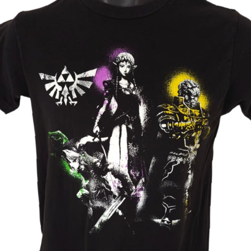 Nintendo Legend Of Zelda T Shirt Mens Size Small Black Twilight Princess Nintendo Game Size US S / EU 44-46 / 1 - 2 Thumbnail