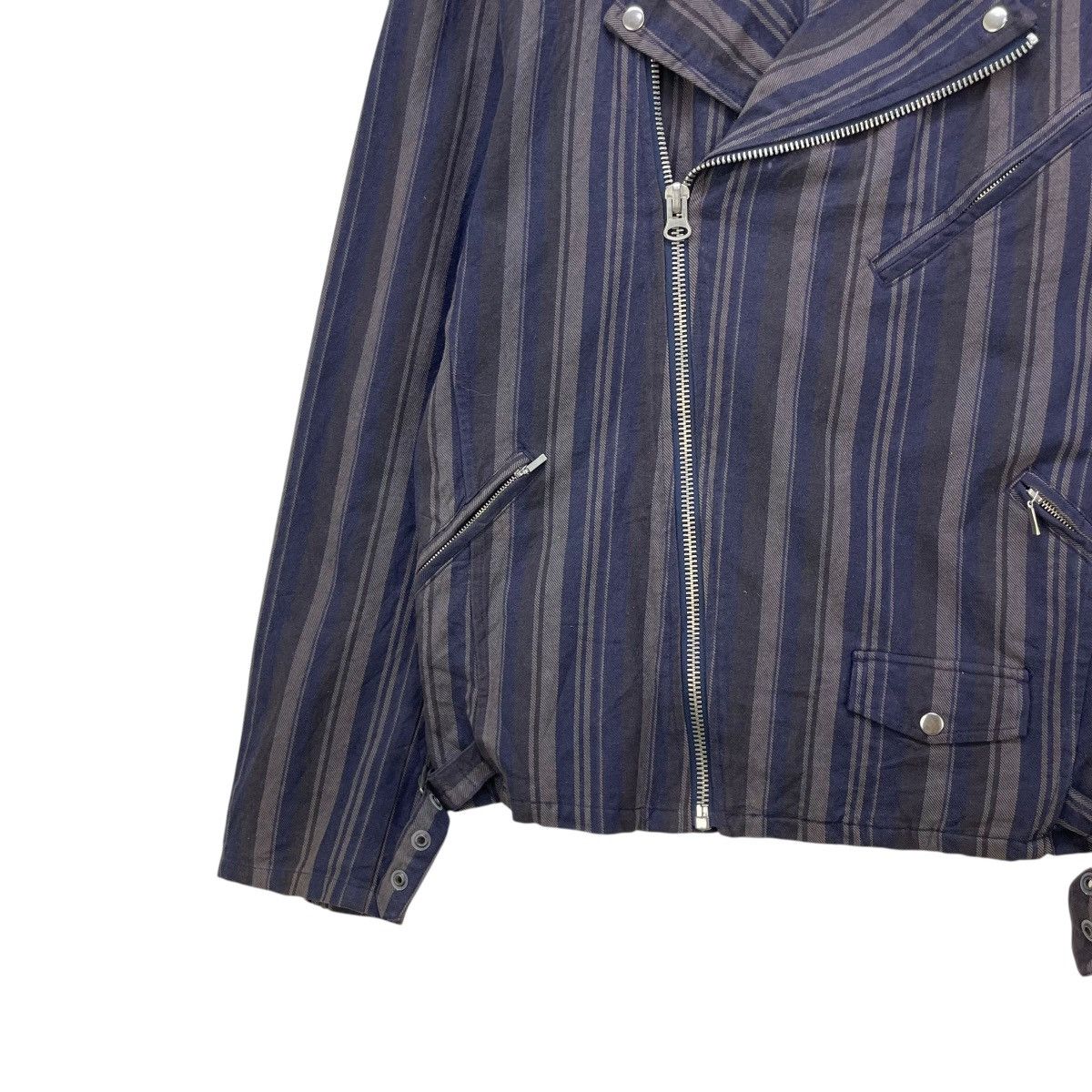 Hysteric Glamour 💥Vintage Econdition Stripe Down Double Collar Jacket Size US M / EU 48-50 / 2 - 4 Thumbnail