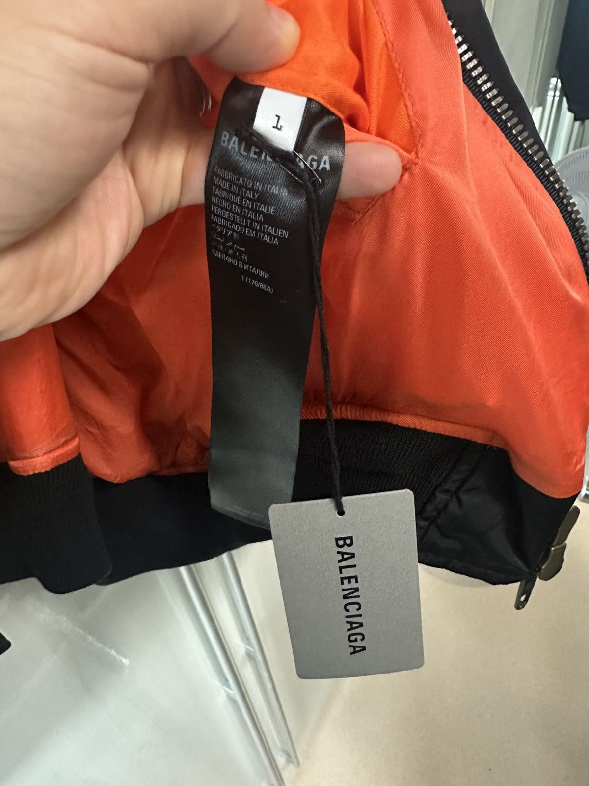 Balenciaga Balenciaga 3B bomber / black / 1 size Size US XL / EU 56 / 4 - 4 Thumbnail