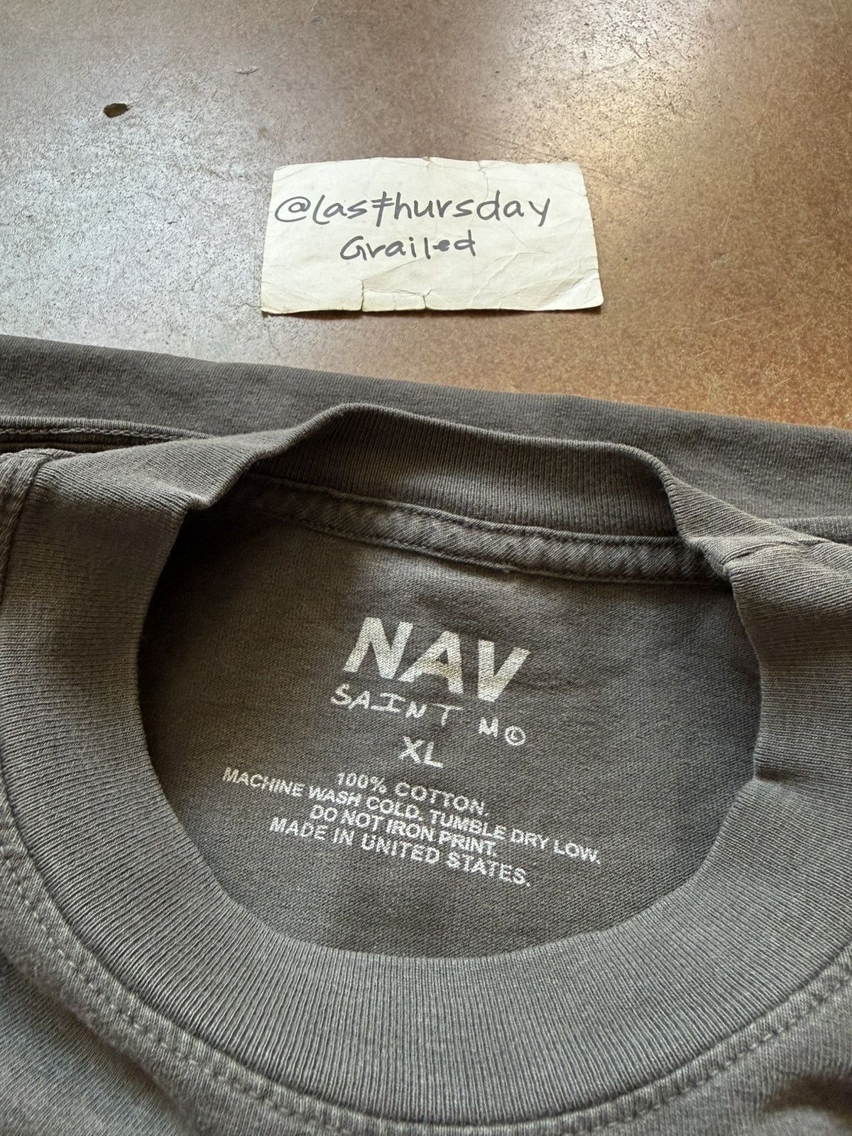 Saint Michael Saint Michael x NAV OMW2 Rexdale L/S Black 002 XL Size US XL / EU 56 / 4 - 5 Thumbnail