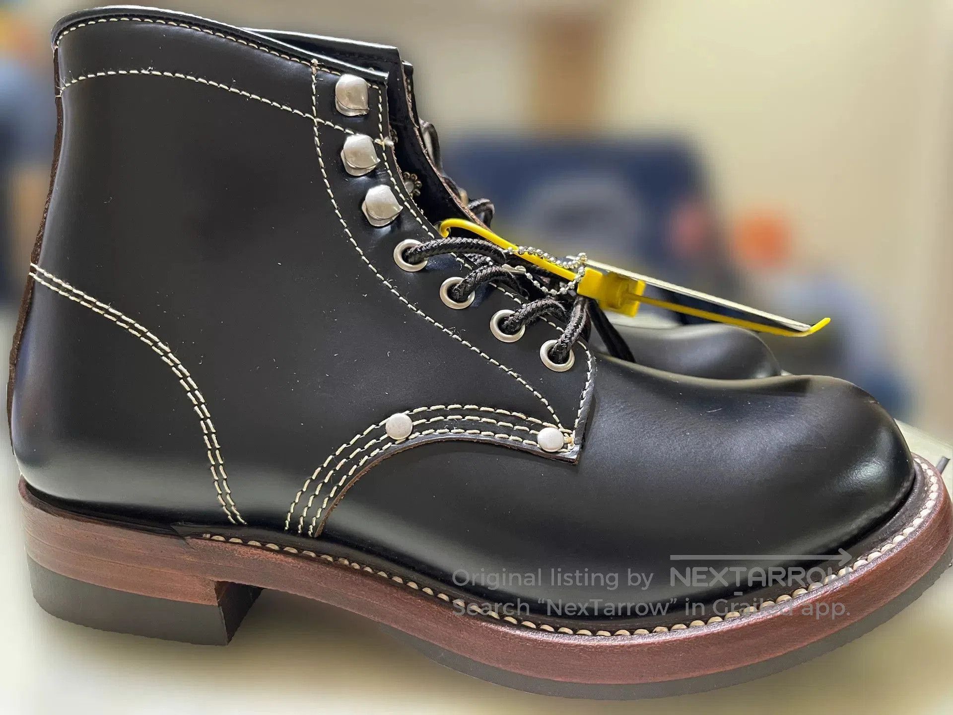 TOYS McCOY Toys McCoy Japanese Leather Work Boots TMA2001. Size US 7.5 / EU 40-41 - 4 Thumbnail