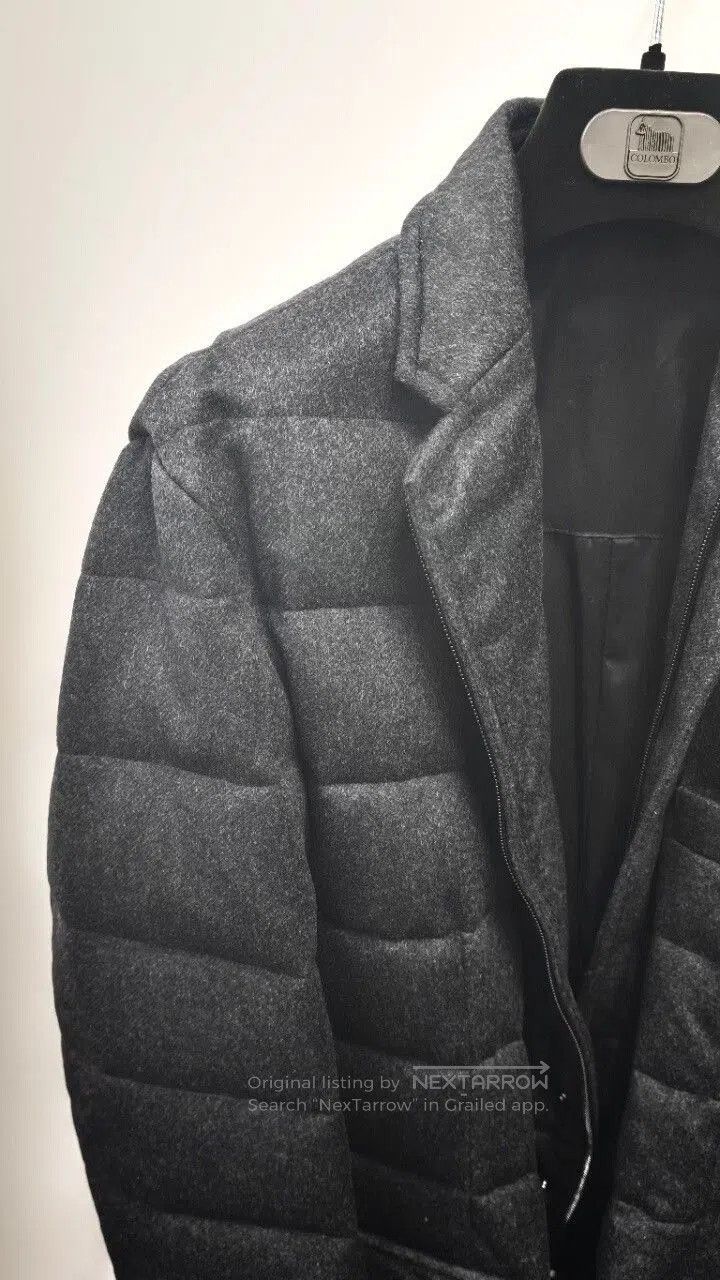 Colombo Gray Cashmere Down Jacket for Men. Size US L / EU 52-54 / 3 - 3 Thumbnail