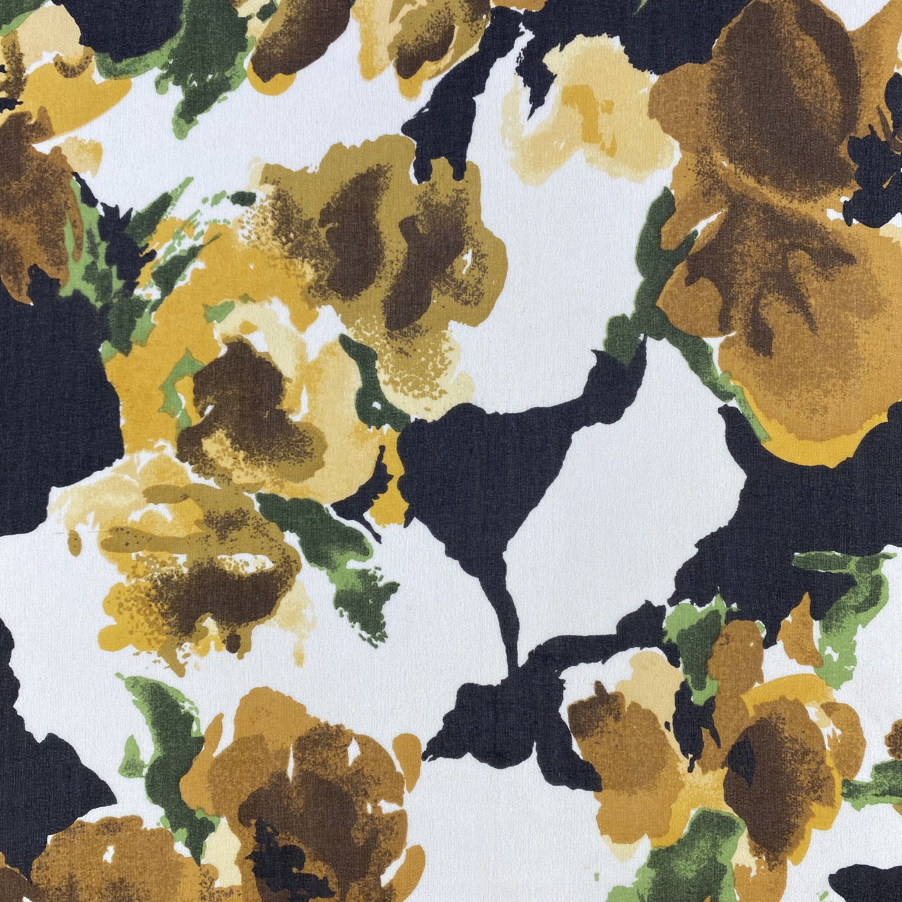 Japanese Brand × Vintage Vintage Japanese Brand Floral Silk Scarf SS074 Size ONE SIZE - 4 Thumbnail