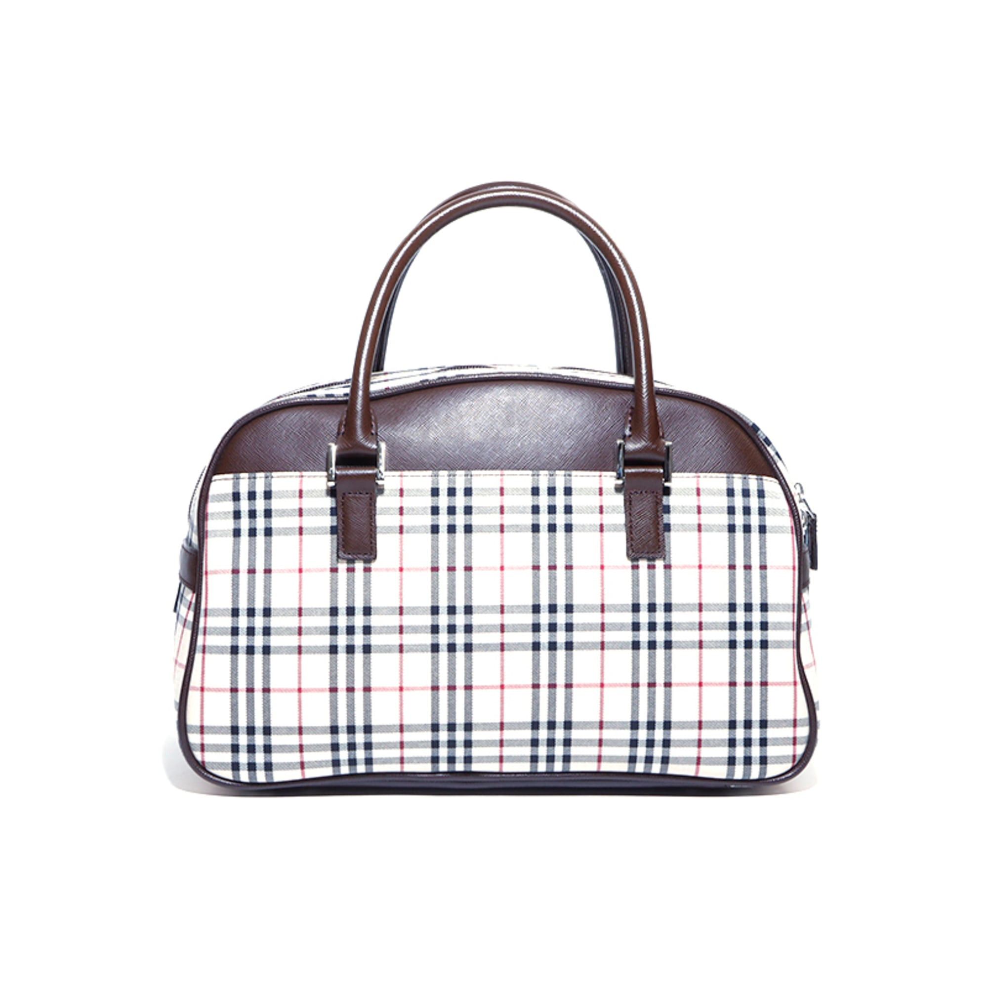 Burberry Burberry Nova Check Canvas Handbag, Beige/Brown, WS4243 Size ONE SIZE - 1 Thumbnail