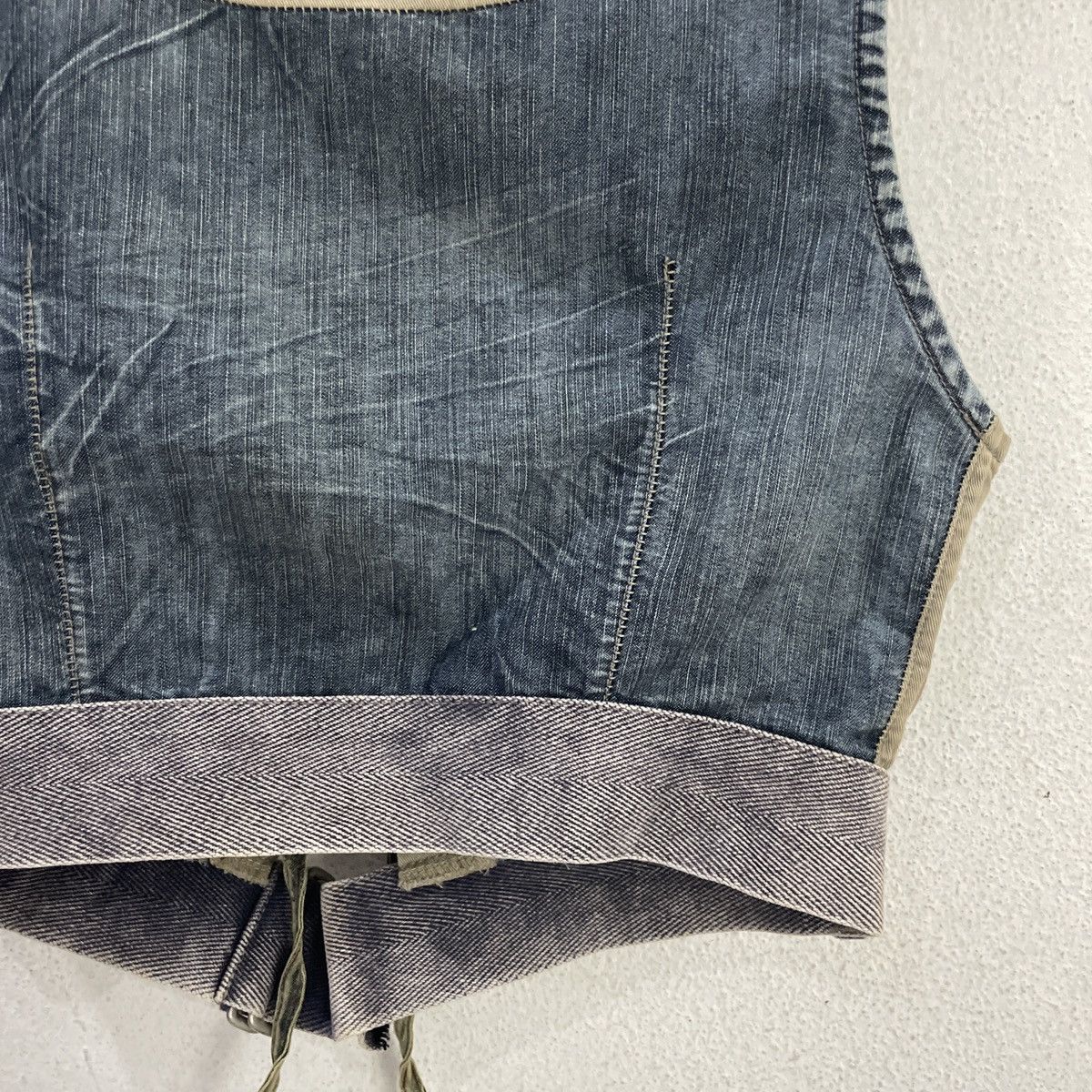Marithe + Francois Girbaud Vintage Marith Francois Girbaud Denim Vest Size M / US 6-8 / IT 42-44 - 11 Thumbnail
