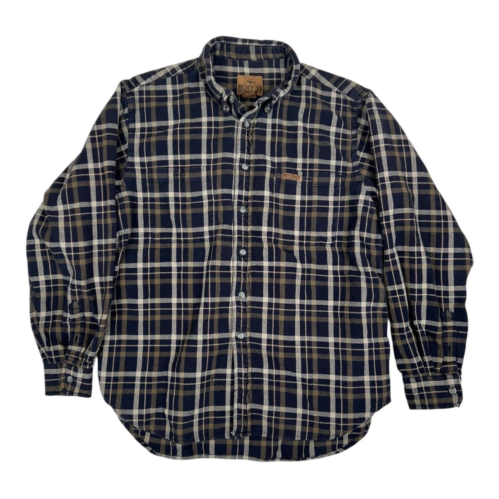 Redhead RedHead Flannel Casual Button-Down Shirt Long Sleeve Size XL Size US XL / EU 56 / 4 - 1 Thumbnail