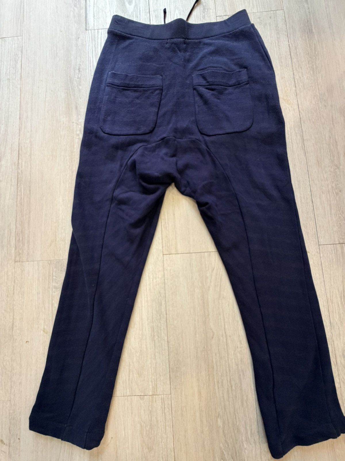 Ne-Net Issey Miyake Né-net "Nya-" Navy Striped Joggers/Sweatpants Size US 34 / EU 50 - 4 Thumbnail