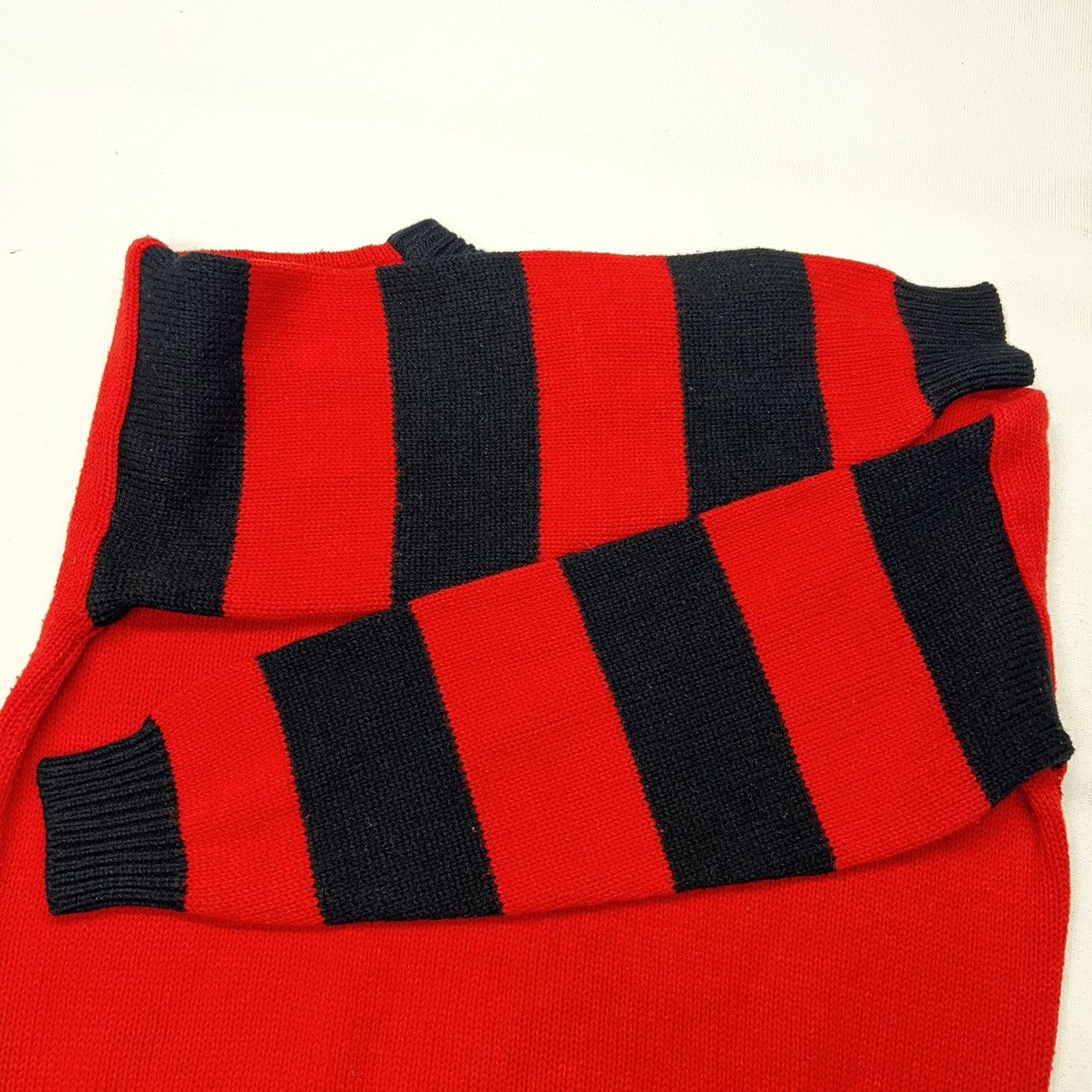 Disney × Mickey Mouse × Vintage VTG Mickey & Co Sweater Minnie Mouse Disney Red Knit Striped Size S / US 4 / IT 40 - 12 Thumbnail