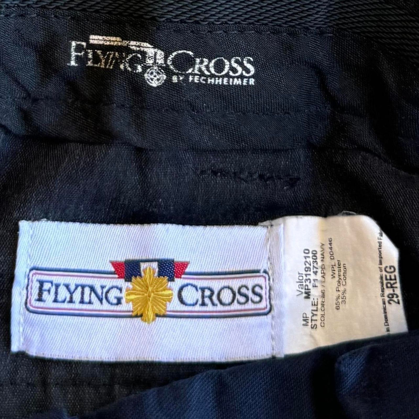 Vintage Flying Cross Navy Blue Essential Cargo Pants Size US 27 - 4 Thumbnail