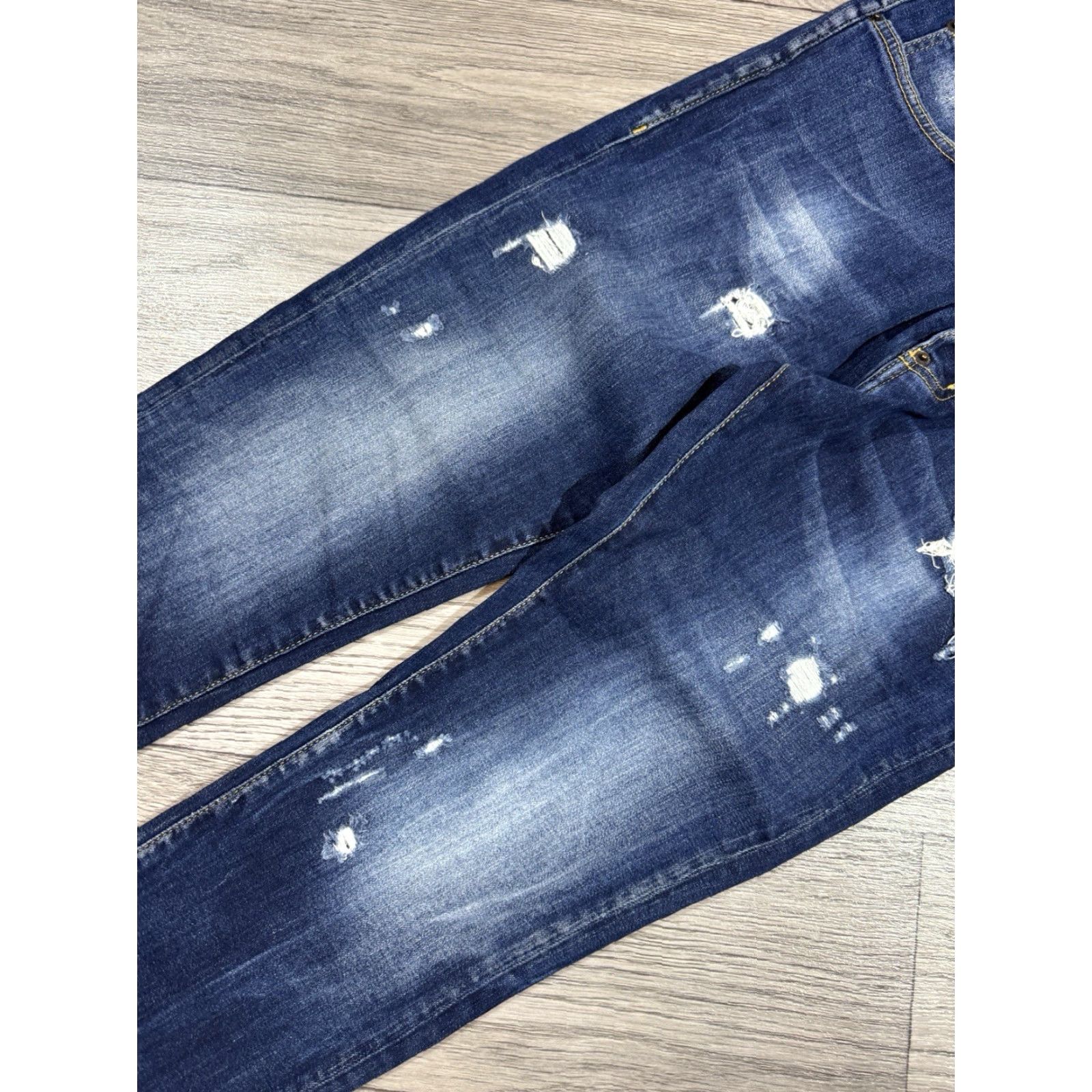 Dsquared2 DSQUARED2 Denim Blue COOL GUY JEAN Slim Skinny Distressed Jeans 50 Italy Mens Jeans Denim Blue Distressed 50 Dsquared2 Slim Tall? Size US 34 / EU 50 - 6 Thumbnail