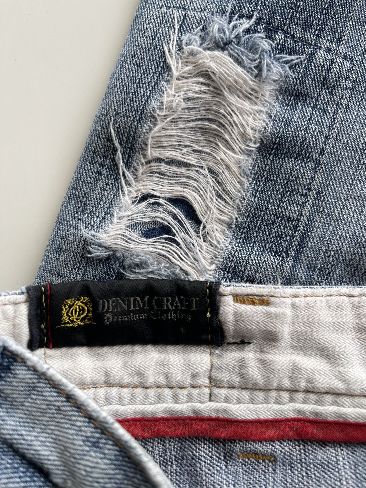 Vintage Vintage Denim Craft Distressed Streetwear Jeans Size US 32 / EU 48 - 12 Thumbnail