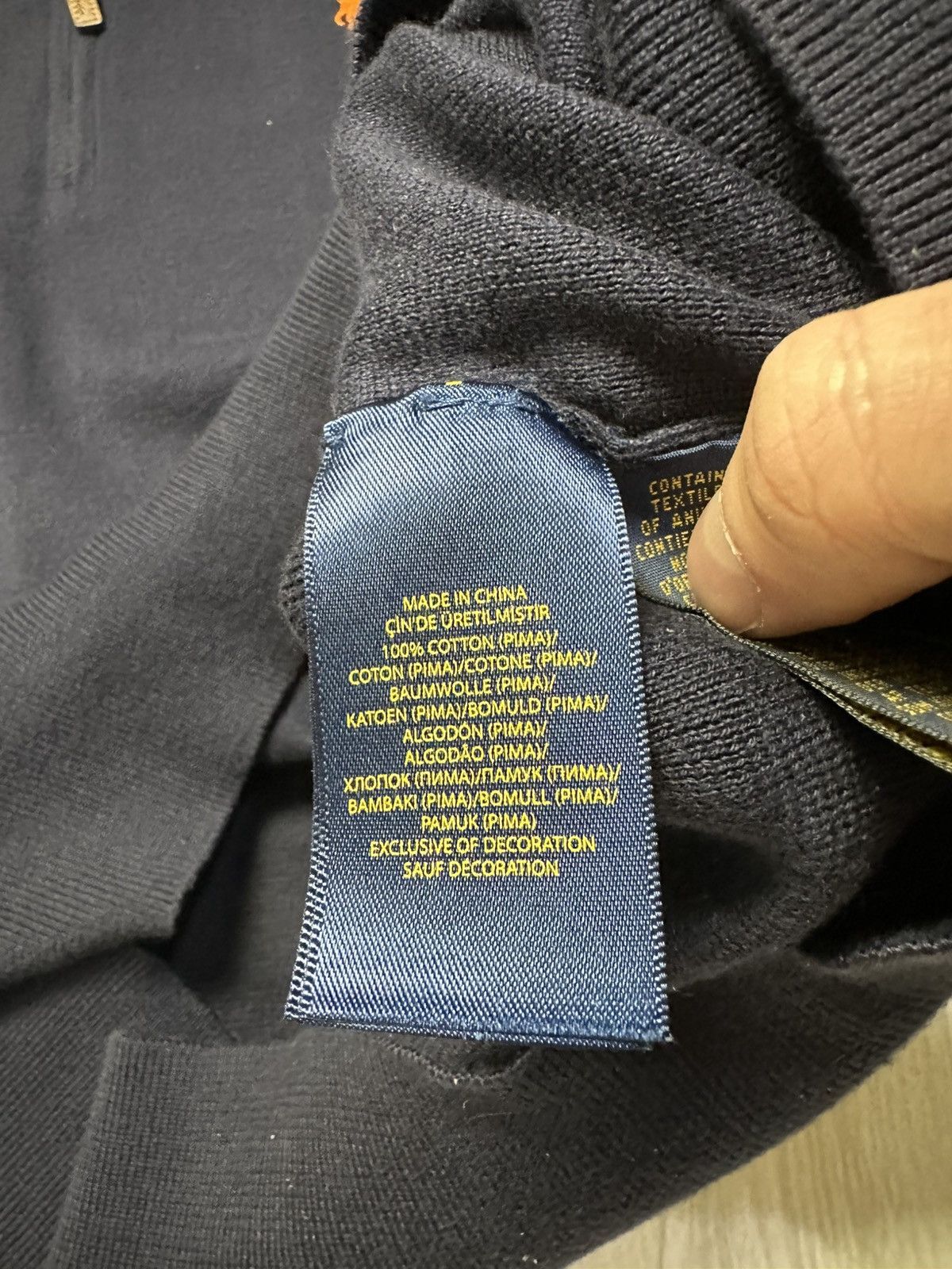 Polo Ralph Lauren Vintage Y2K Polo Ralph Lauren 1/4 zip Old Money sweatshirt Size US L / EU 52-54 / 3 - 4 Thumbnail