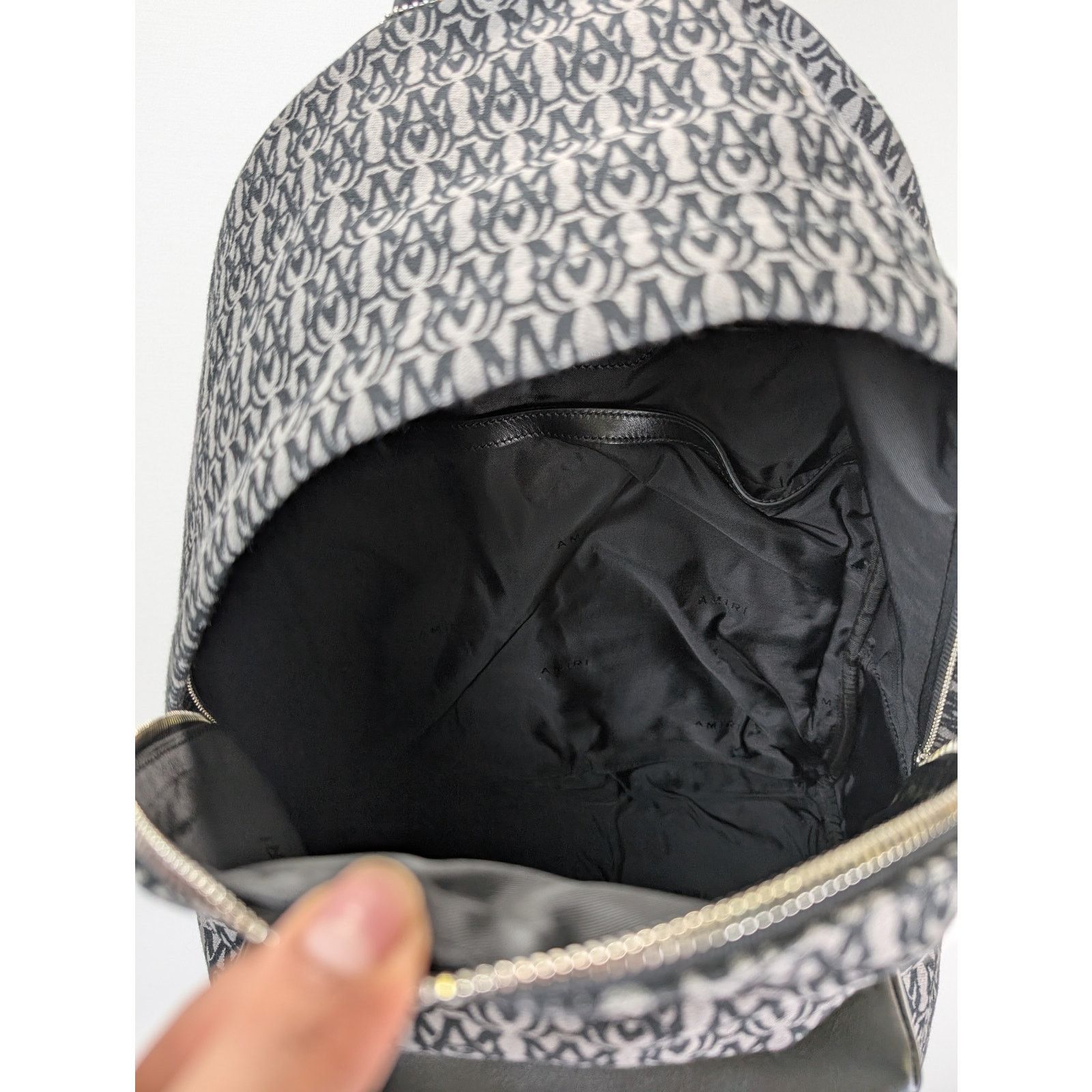 Amiri o1rshd1 Size: OS / MA Jacquard Backpack in Black Size ONE SIZE - 13 Thumbnail