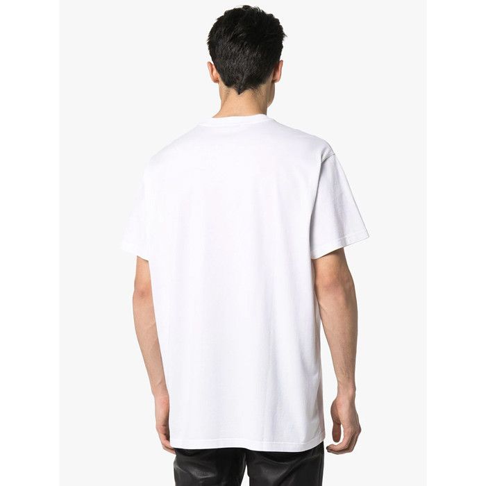 Givenchy White Address Logo Oversized T-Shirt Size M / US 6-8 / IT 42-44 - 4 Thumbnail