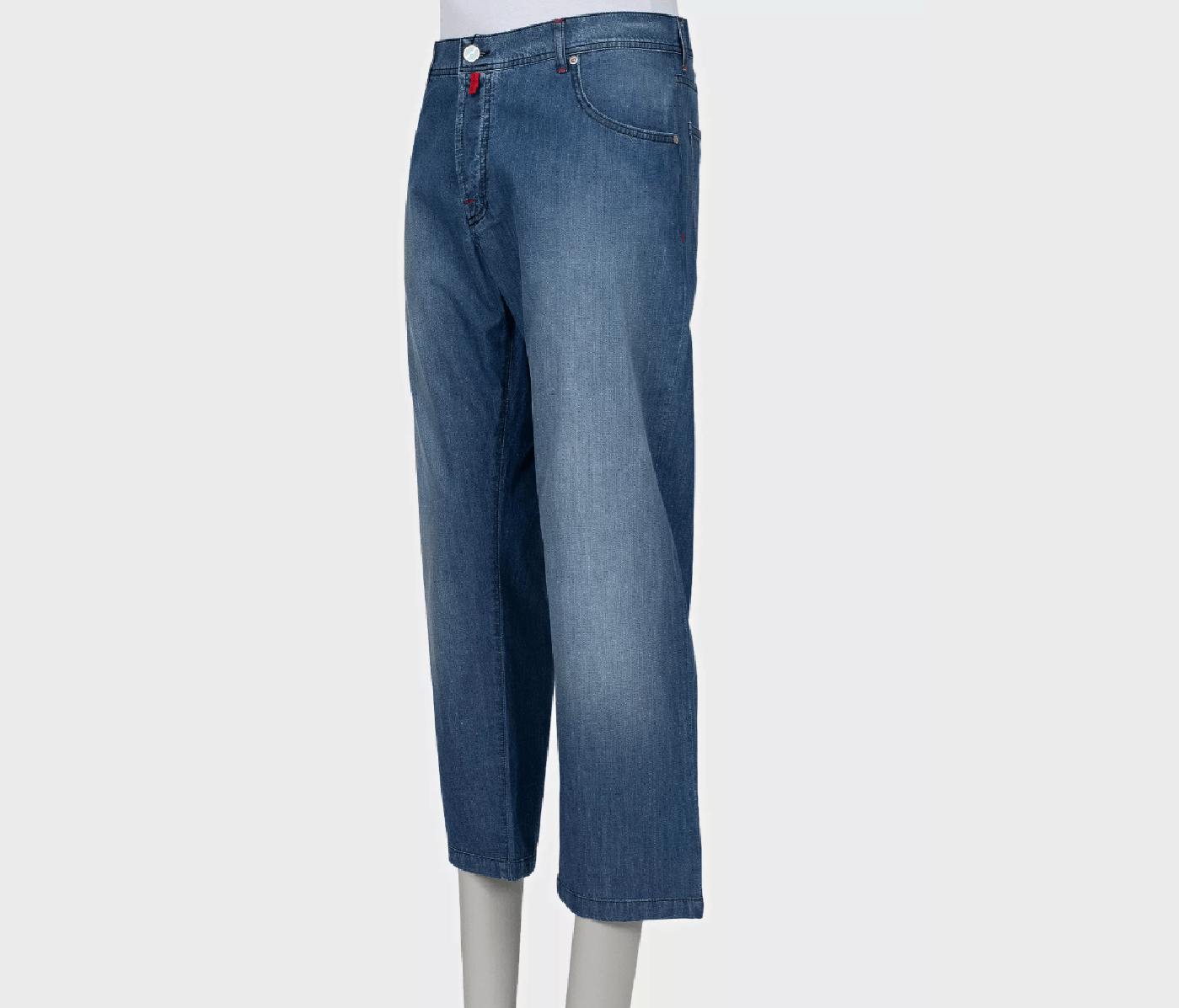 Kiton Kiton Blue Straight Leg Jeans W38 3XL Size US 40 / EU 56 - 2 Thumbnail