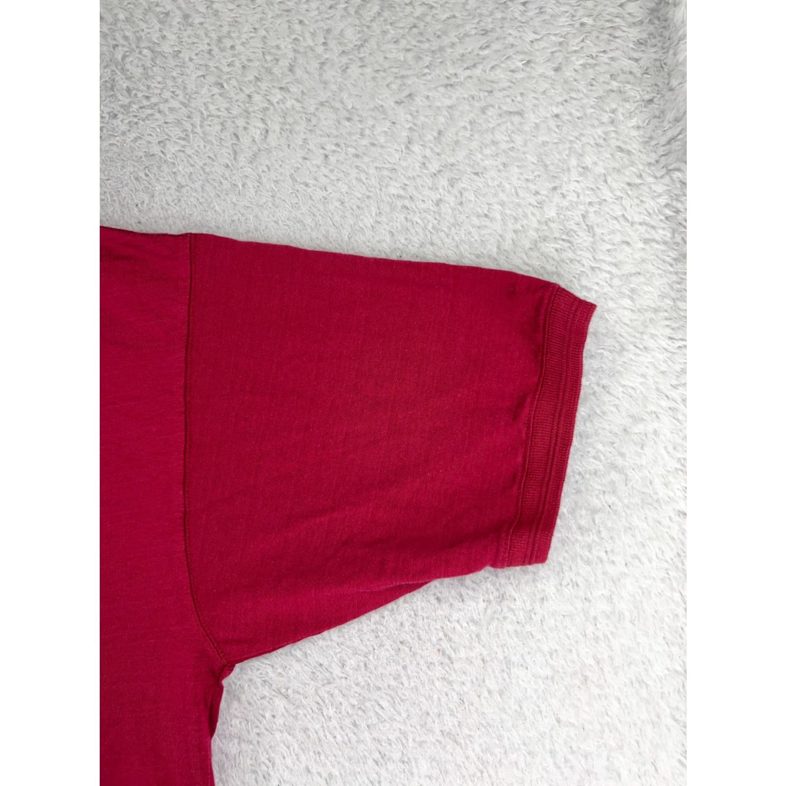 Vintage VINTAGE Pro Edge Polo Shirt Men XL Red University Golf Sports Embroidered Logo Button Short Sleeve Breathable All Seasons Size US XL / EU 56 / 4 - 2 Thumbnail