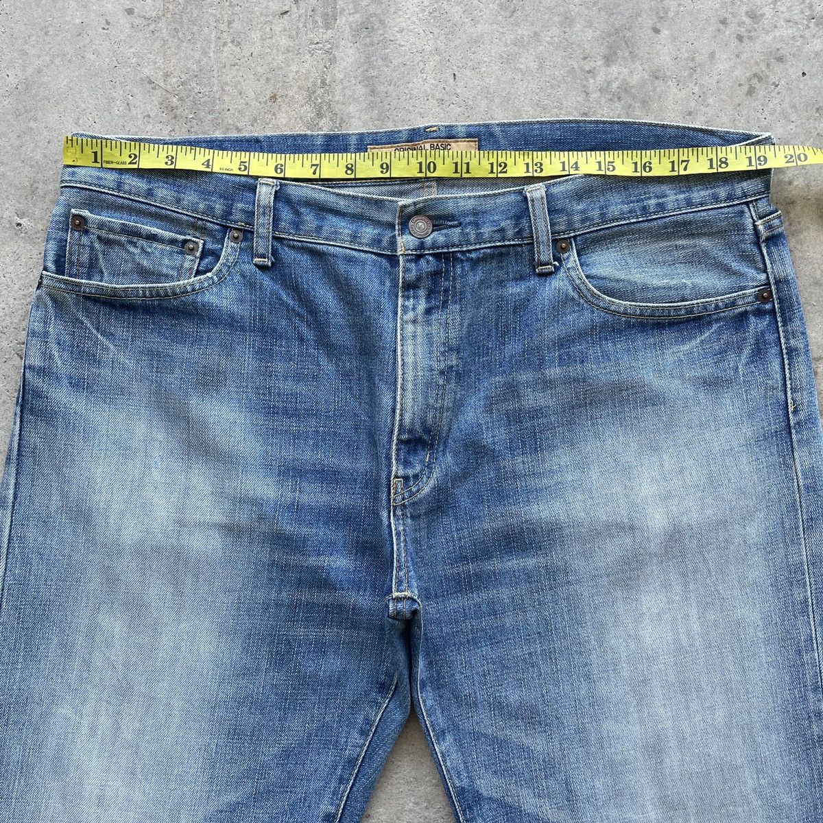 Japanese Brand W39x31💥 Vintage Japanese Faded Denim Jeans Distressed Pants Size US 39 - 5 Thumbnail