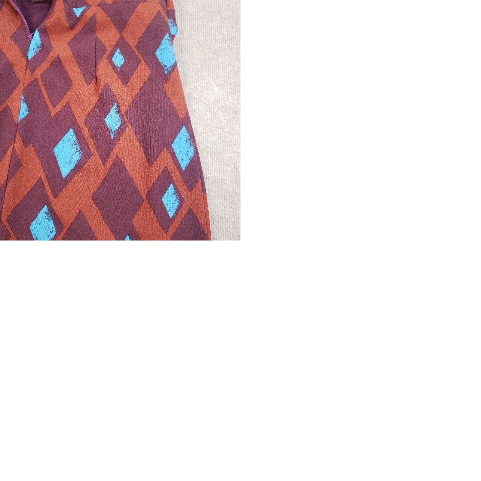 Anthropologie Uncle Frank Raglan Womens Medium Red Blue Short Sleeve Tie Front Anthropologie Shirt Size 32" / US 10 / IT 46 - 10 Thumbnail